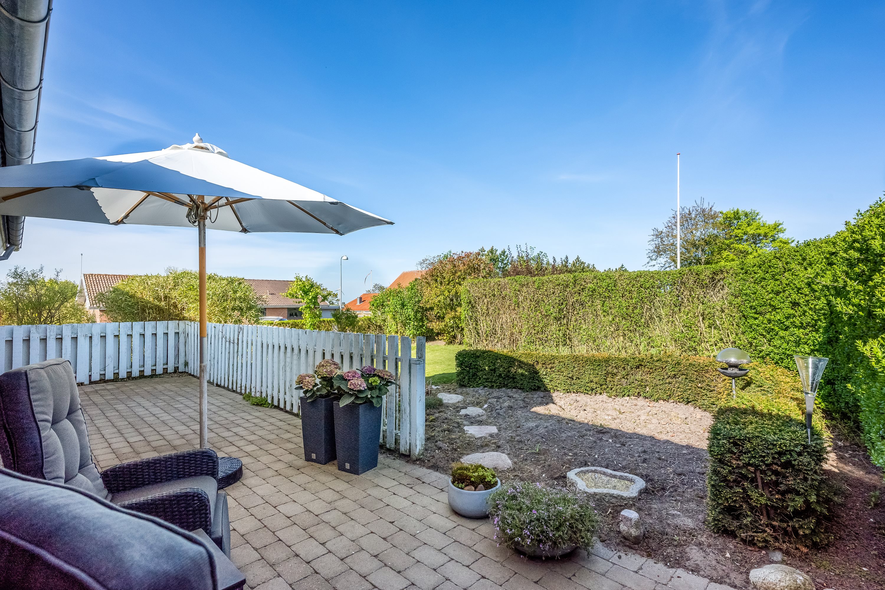 Fremhævet terrasse billede i fuldskærmstilstand. Billede af Klydevej 17, 7650 Bøvlingbjerg