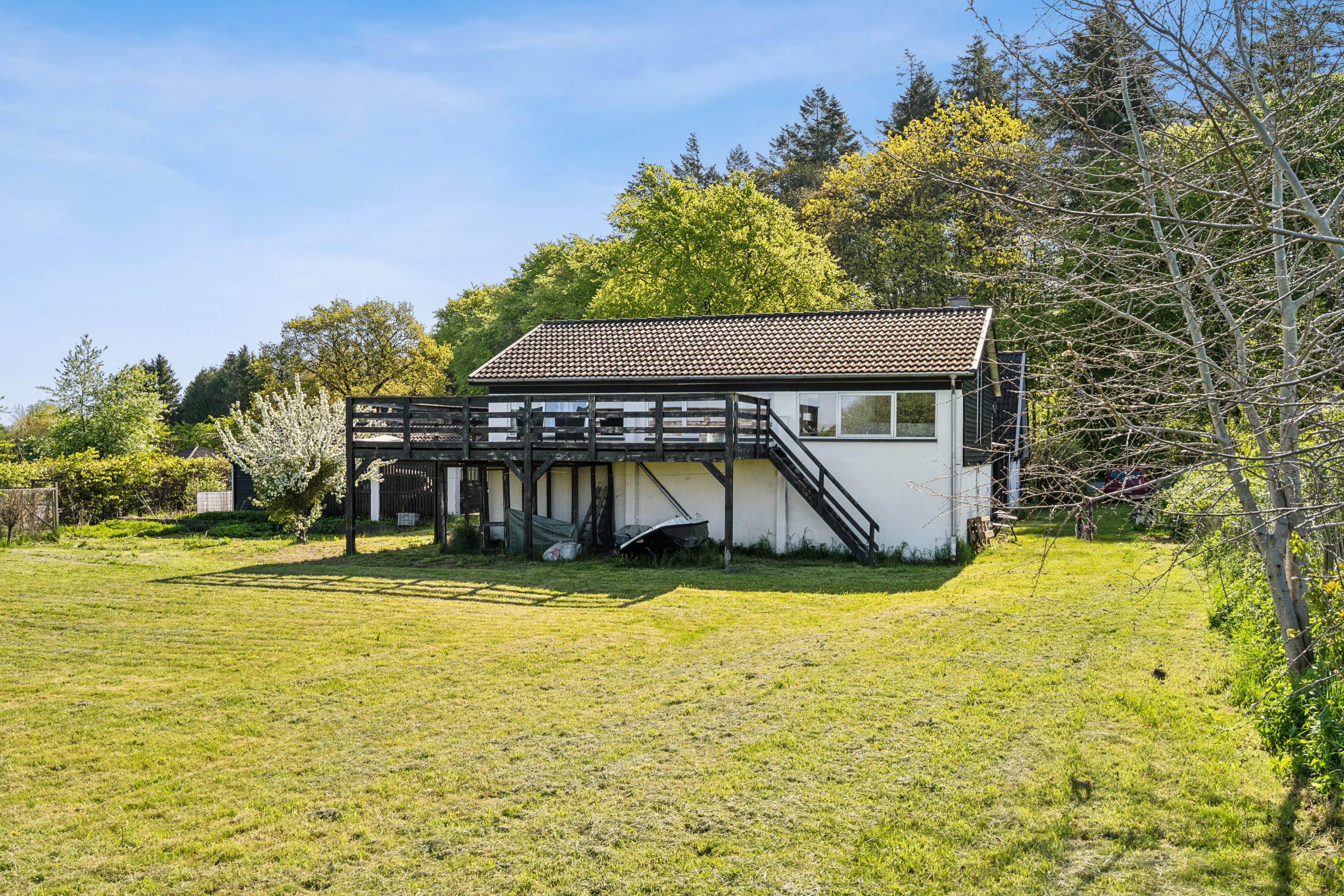 Fremhævet set fra haven billede i fuldskærmstilstand. Billede af Svenstrupvejen 44, 4130 Viby Sjælland