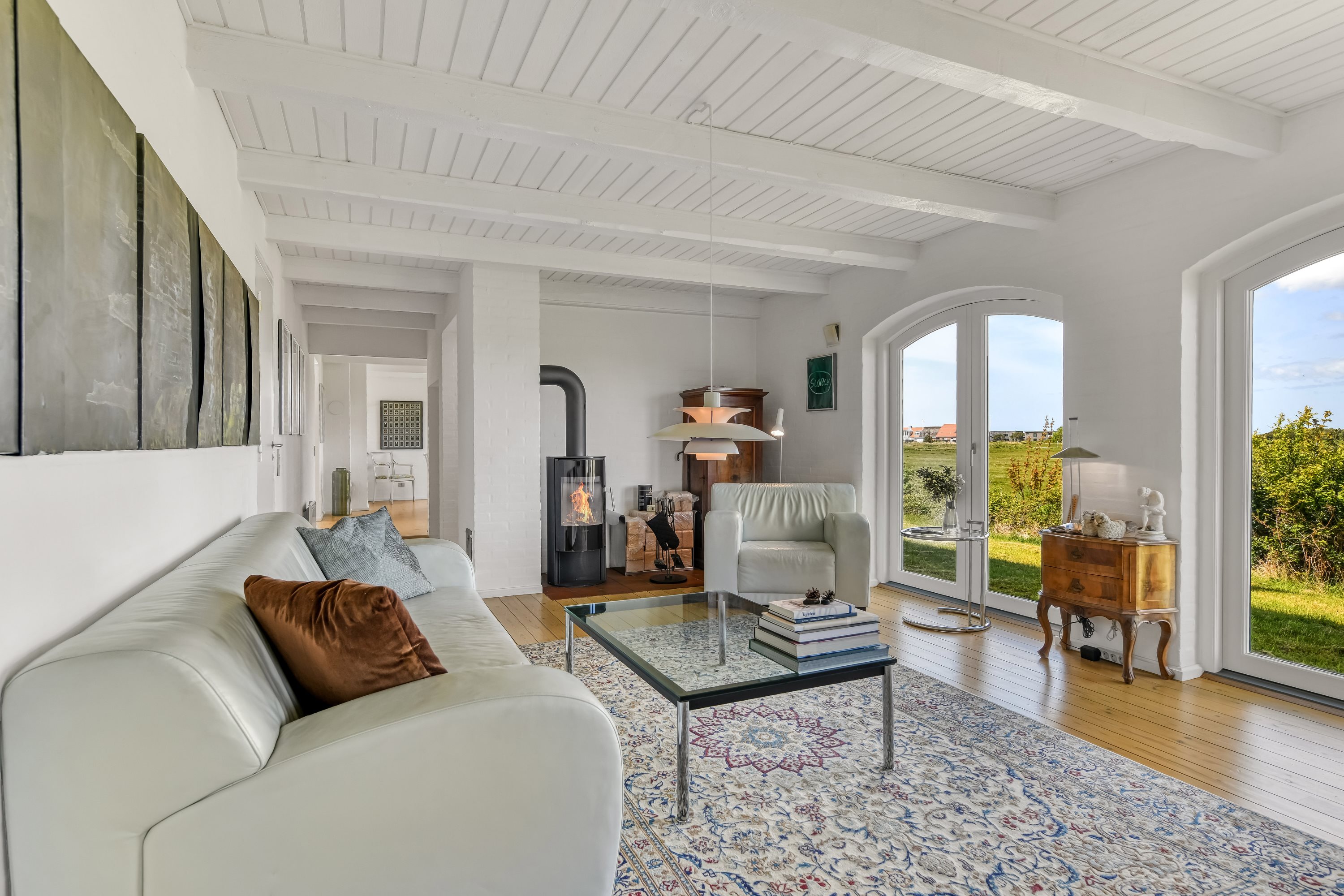 Fremhævet stue billede i fuldskærmstilstand. Billede af Nørre Engen 3, Nordby, 6720 Fanø