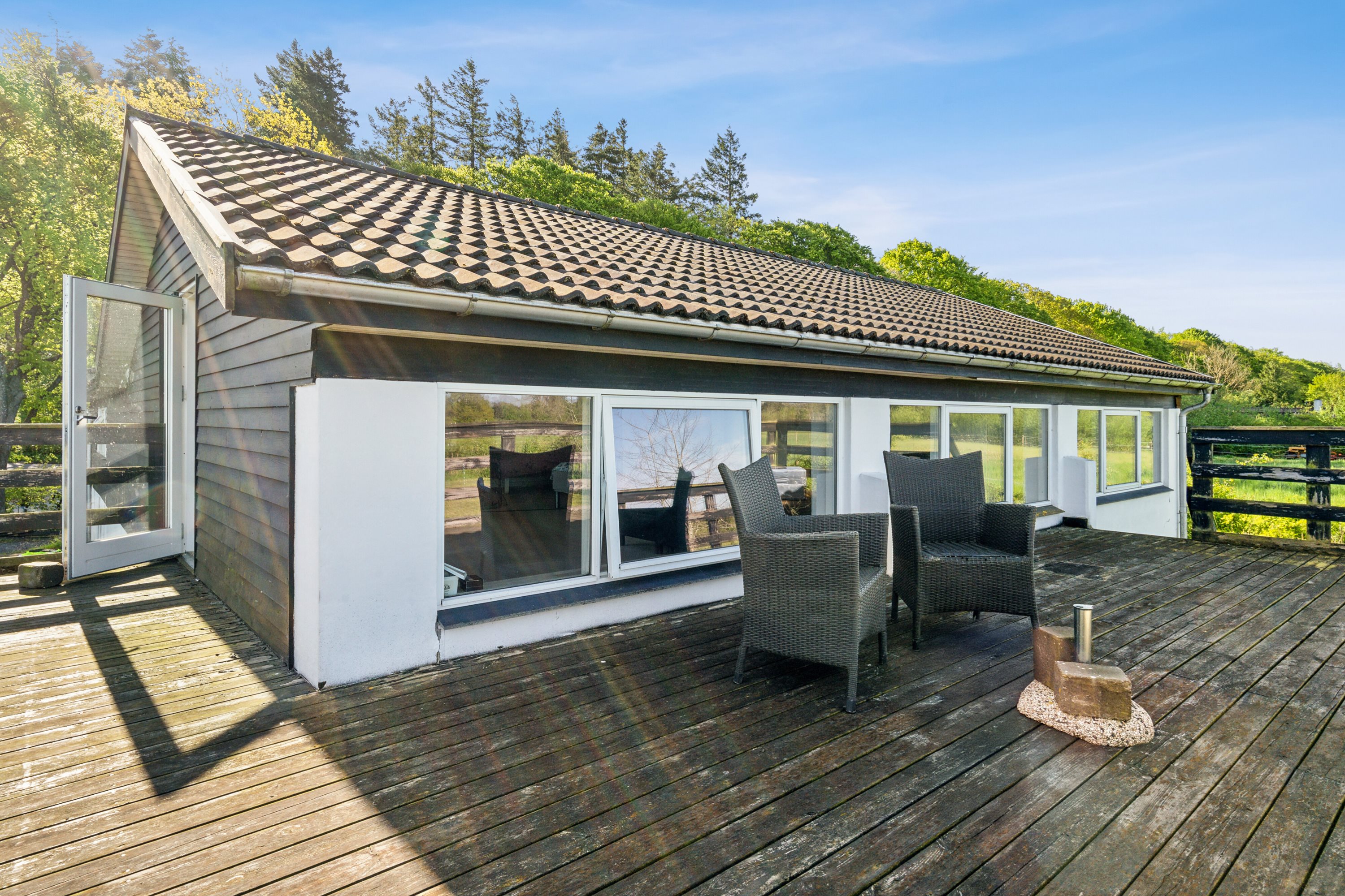 Fremhævet terrasse billede i fuldskærmstilstand. Billede af Svenstrupvejen 44, 4130 Viby Sjælland