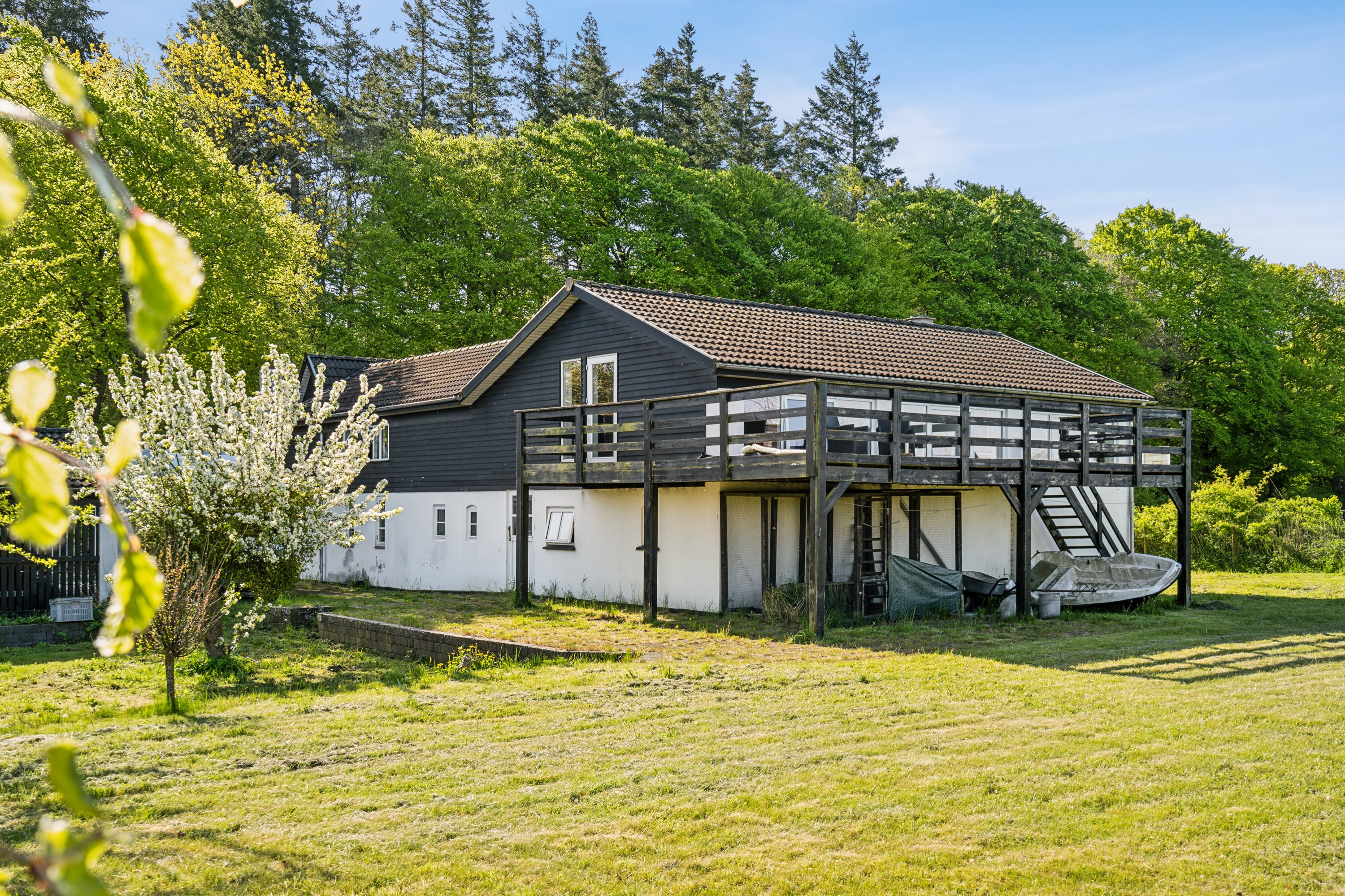 Fremhævet set fra haven billede i fuldskærmstilstand. Billede af Svenstrupvejen 44, 4130 Viby Sjælland