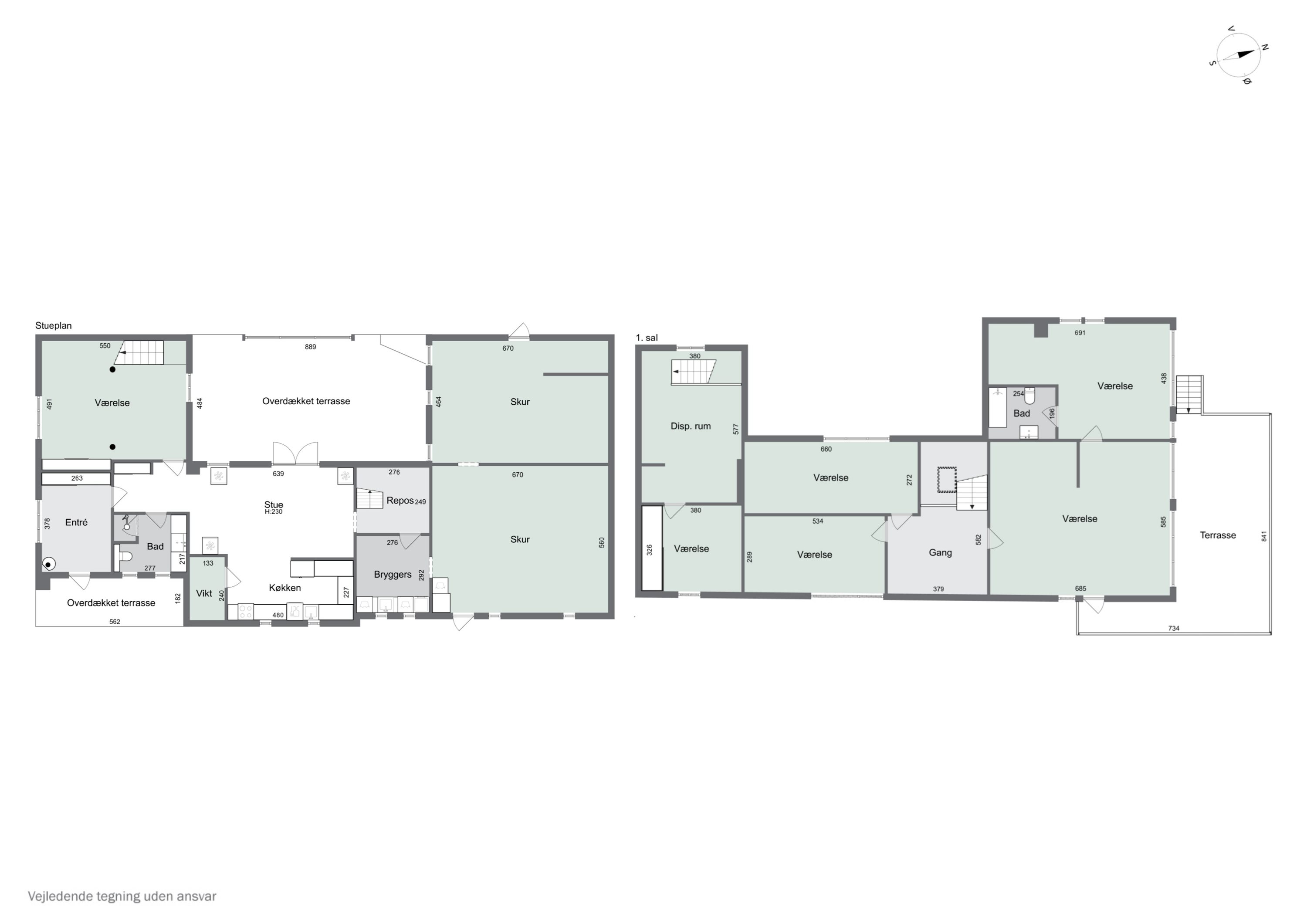 Plantegninger billede af Svenstrupvejen 44, 4130 Viby Sjælland