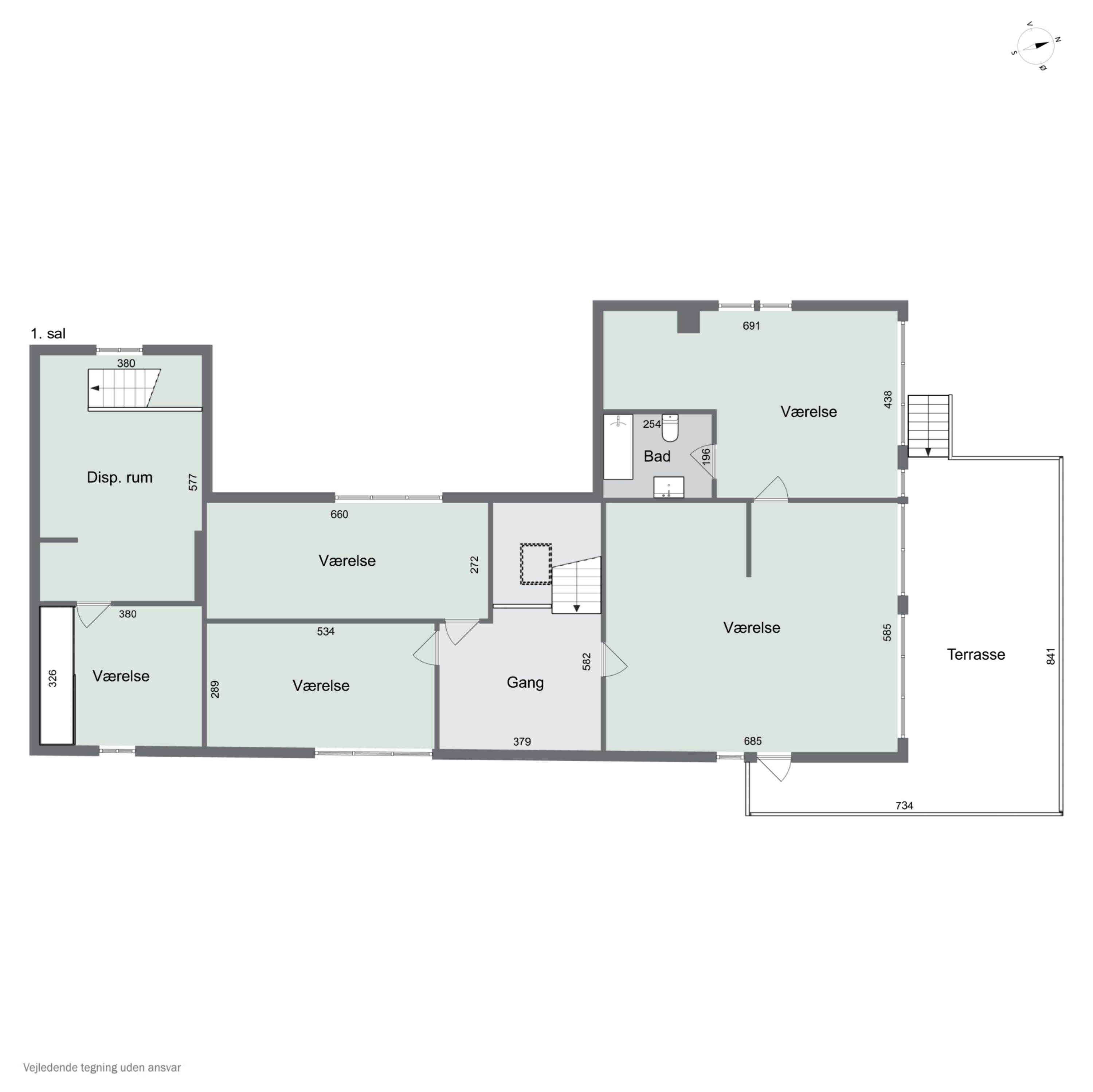 Plantegninger billede af Svenstrupvejen 44, 4130 Viby Sjælland