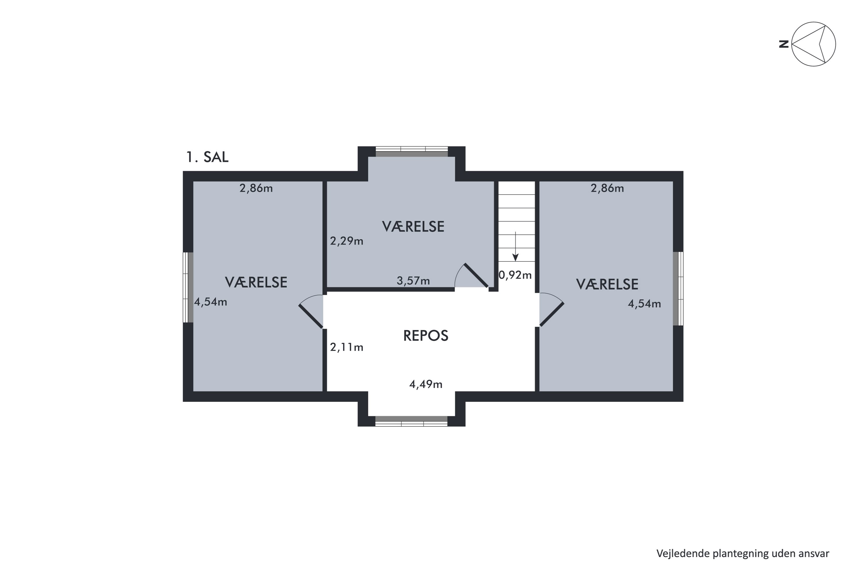 Plantegninger billede af Mosevej 2, 8860 Ulstrup
