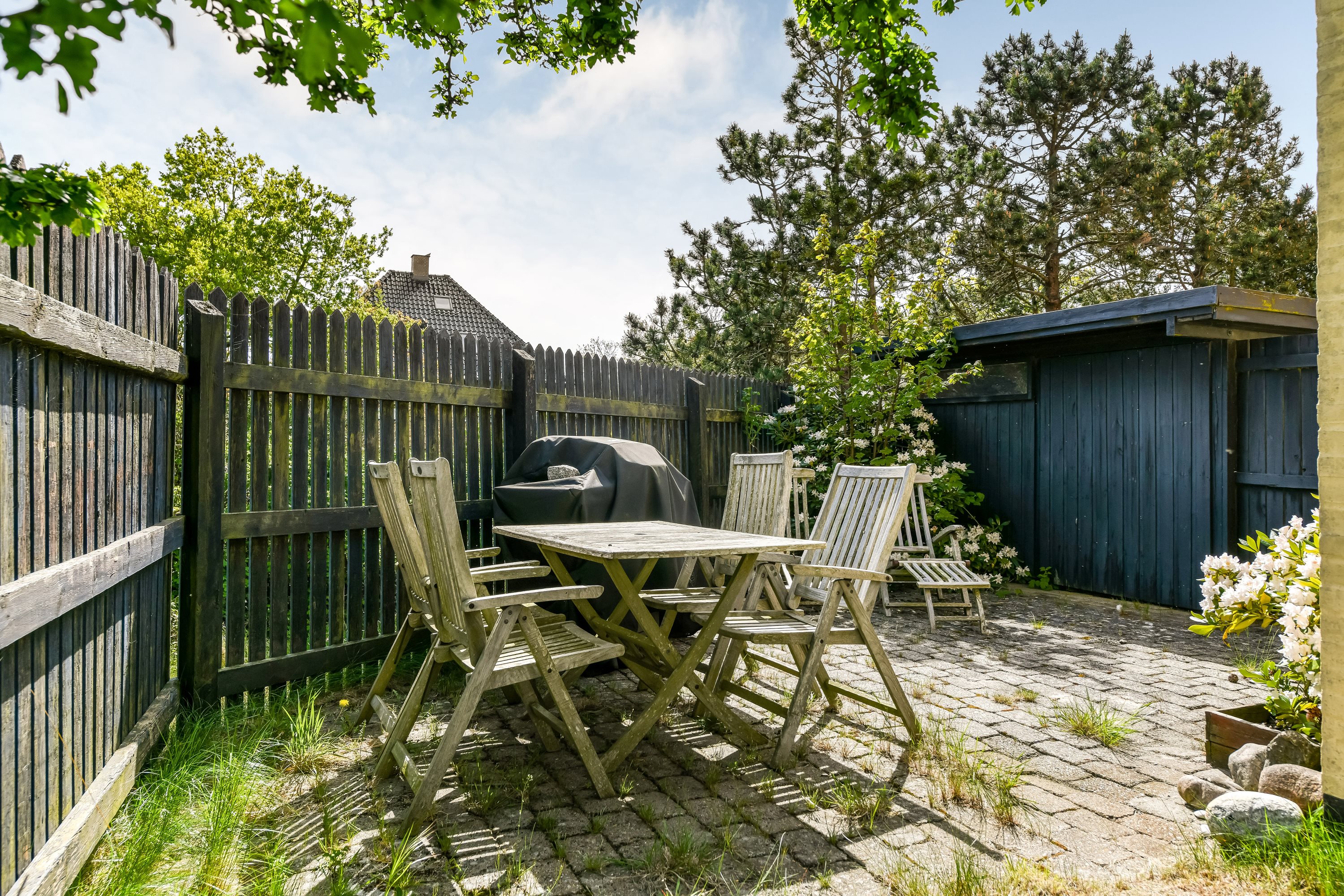 Fremhævet terrasse billede i fuldskærmstilstand. Billede af Nørre Engen 3, Nordby, 6720 Fanø