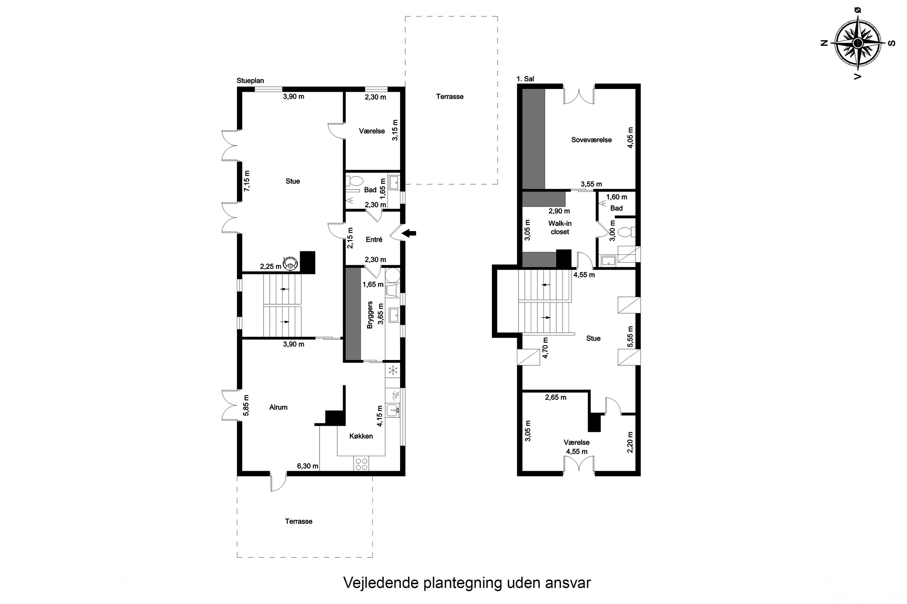 Plantegninger billede af Nørre Engen 3, Nordby, 6720 Fanø