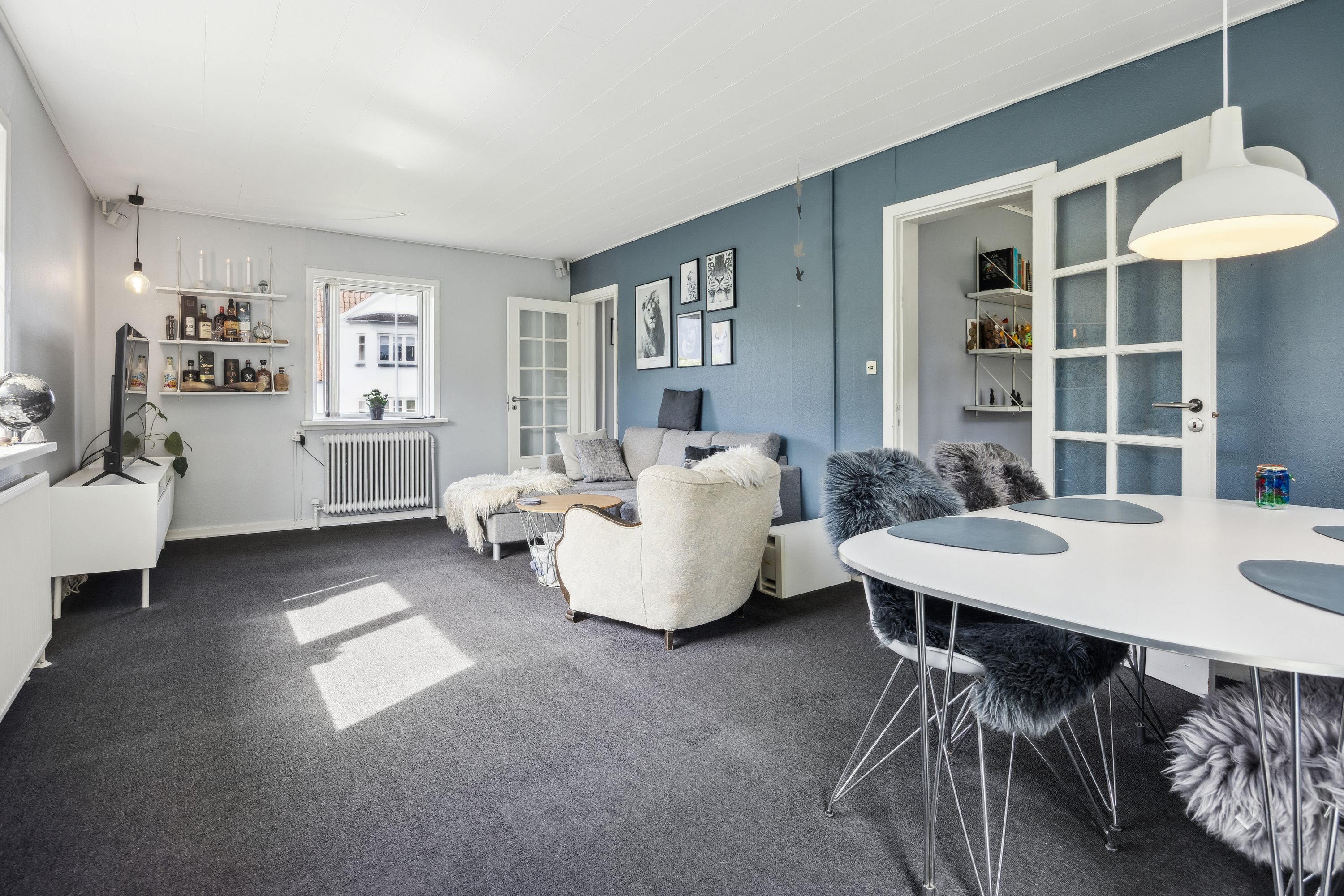 Fremhævet stue billede i fuldskærmstilstand. Billede af Rolighedsvej 5, 9460 Brovst