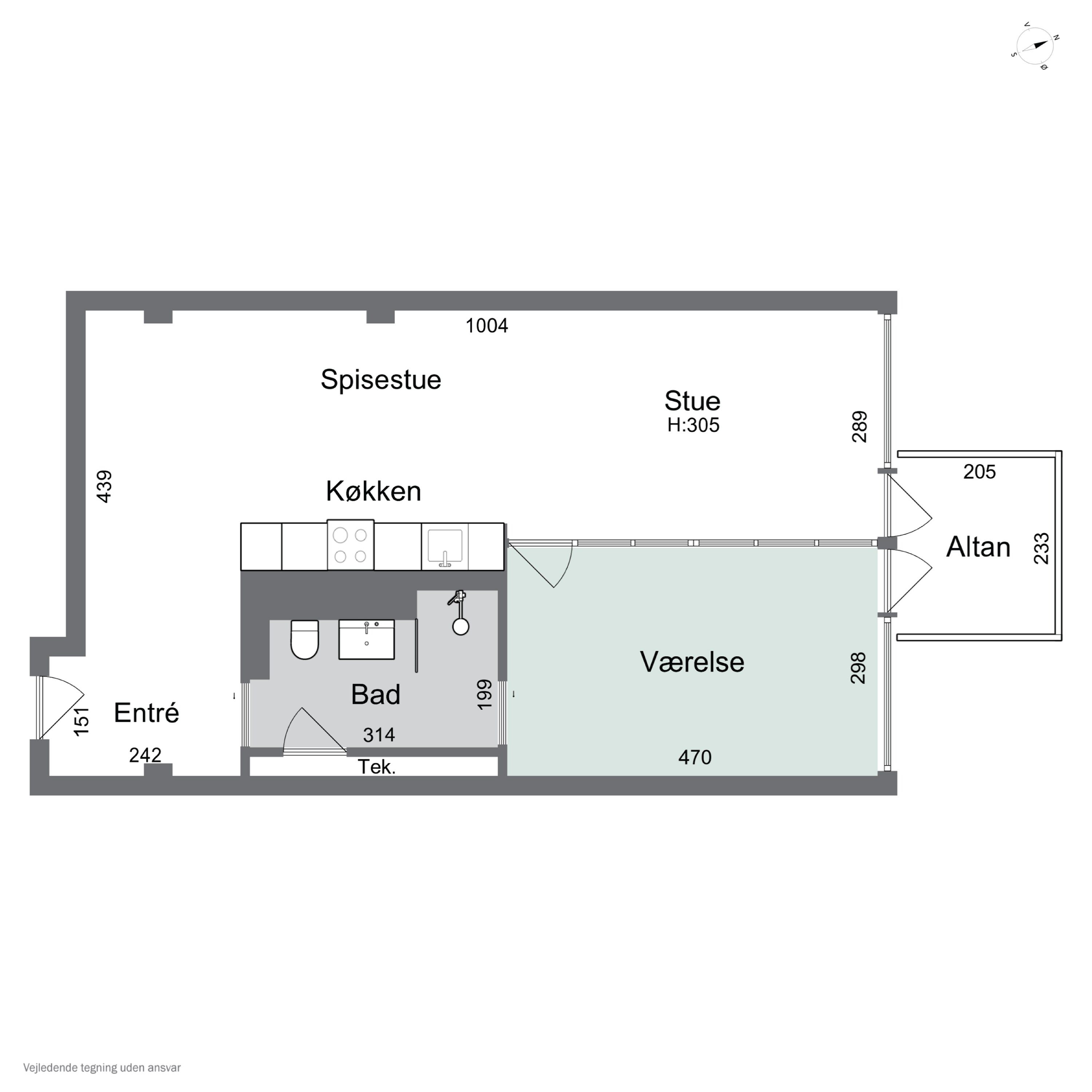Plantegninger billede af Islands Brygge 79A, 2. 10., 2300 København S
