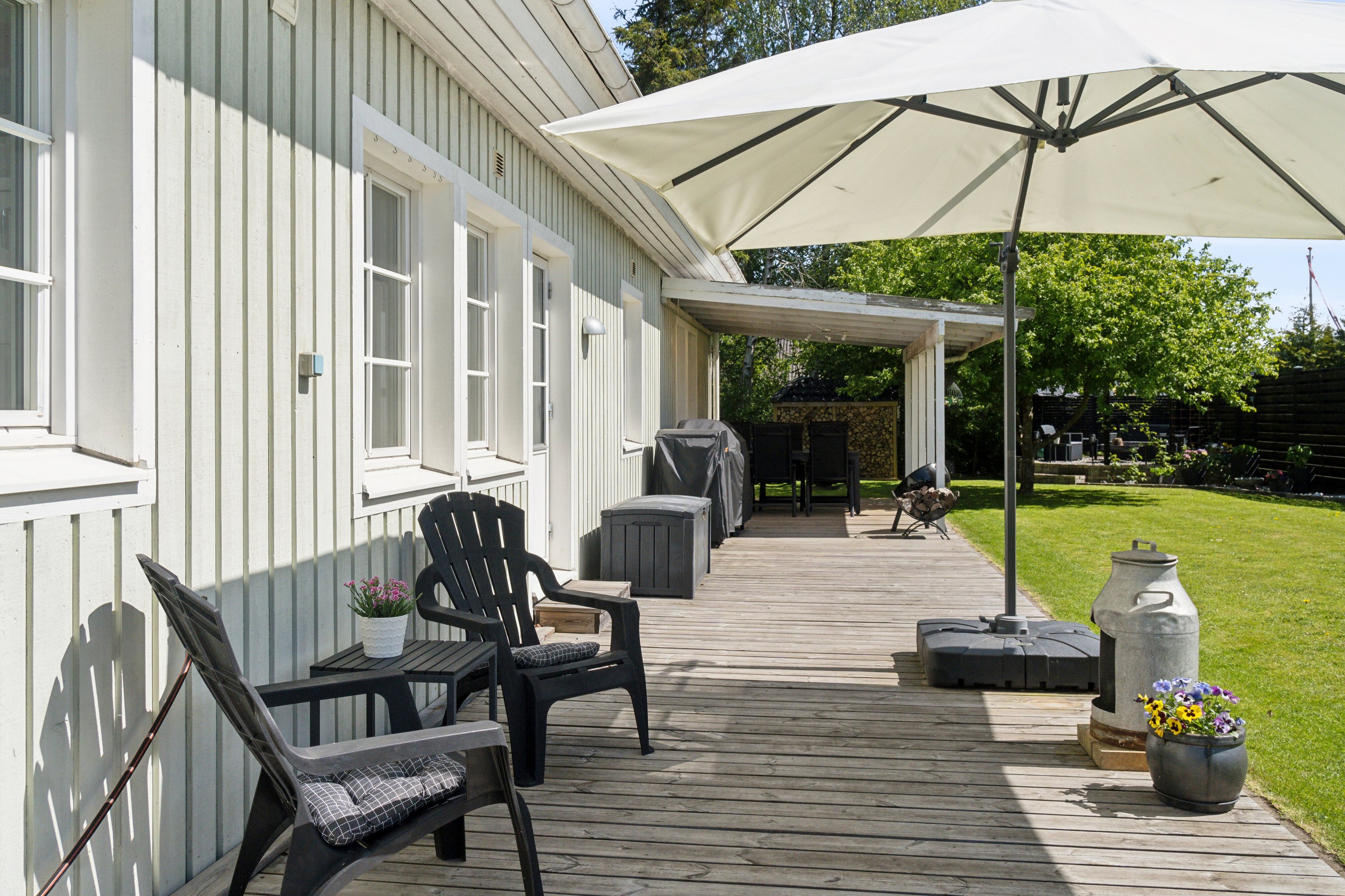 Miniaturebillede 1: terrasse. Billede af Fasanvænget 36, 4040 Jyllinge