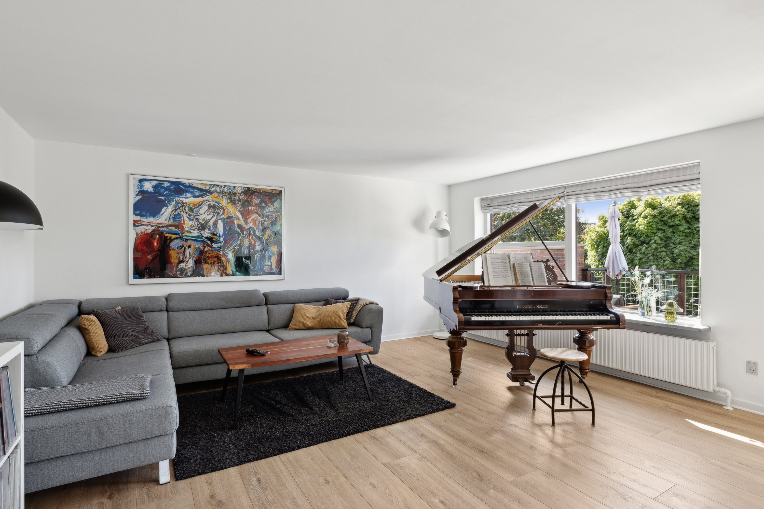 Fremhævet stue billede i fuldskærmstilstand. Billede af Frejasvej 15, 8800 Viborg