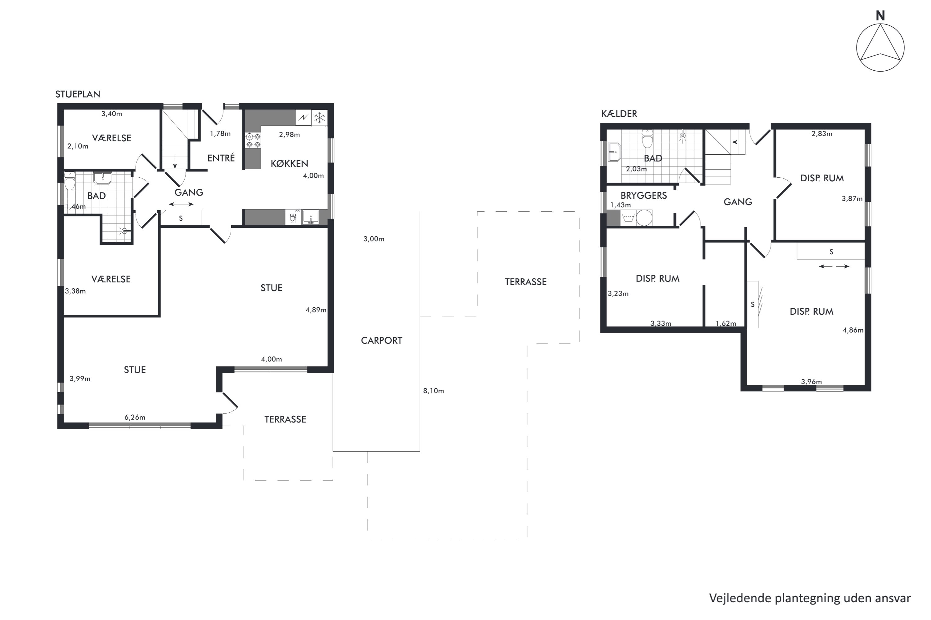 Plantegninger billede af Frejasvej 15, 8800 Viborg