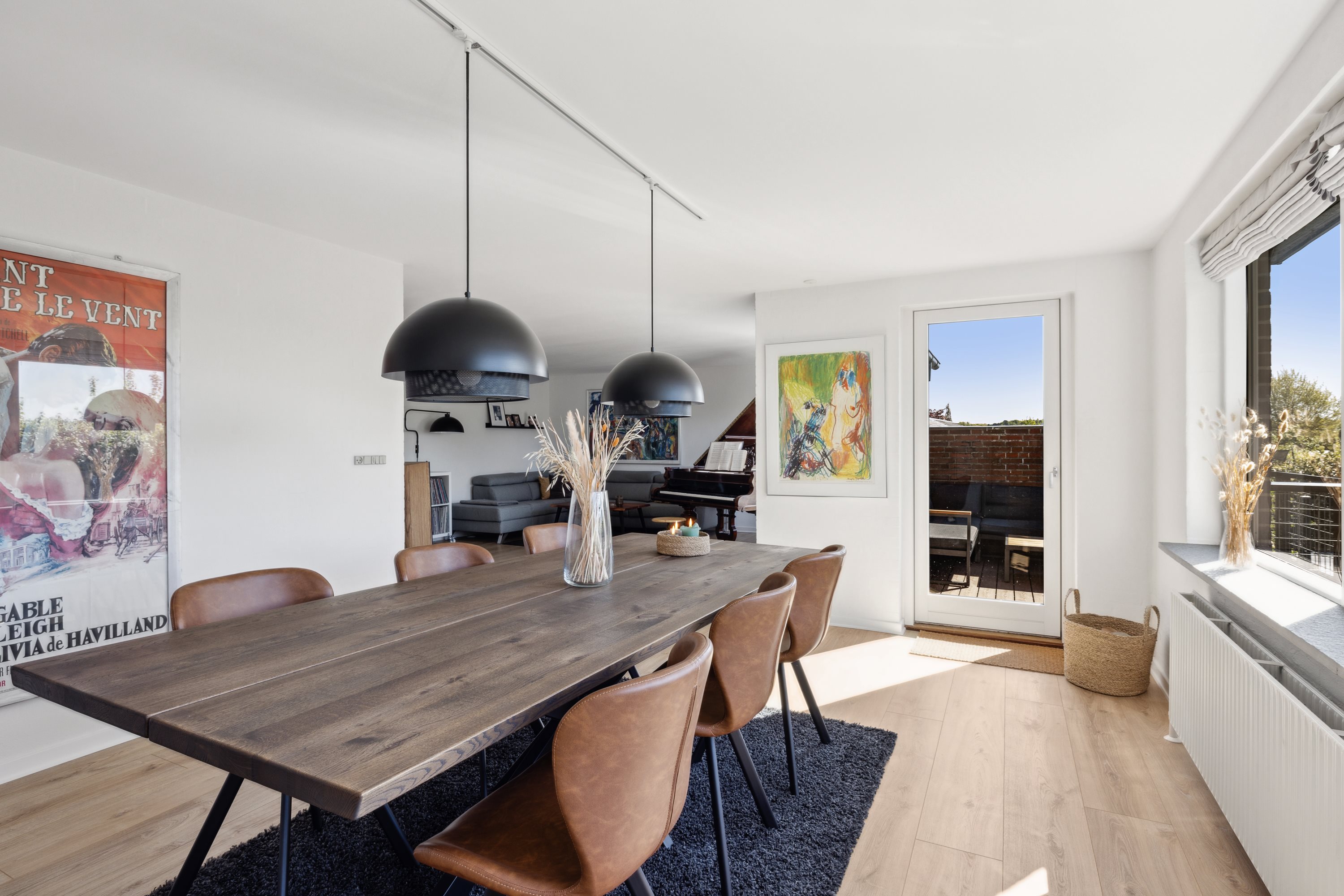 Fremhævet stue billede i fuldskærmstilstand. Billede af Frejasvej 15, 8800 Viborg