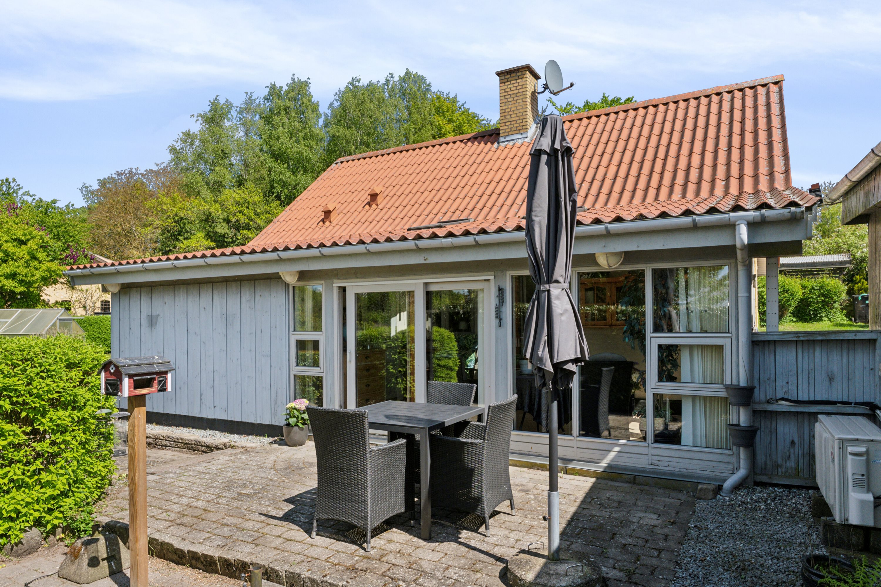 Fremhævet tagterrasse billede i fuldskærmstilstand. Billede af Bakkebøllevej 102, 4760 Vordingborg