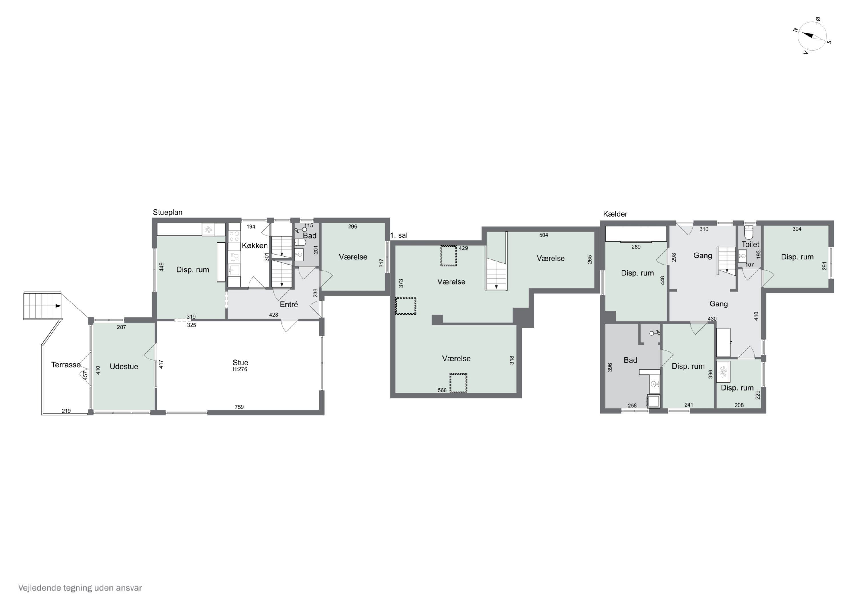 Plantegninger billede af Bruuns Alle 14, 5700 Svendborg