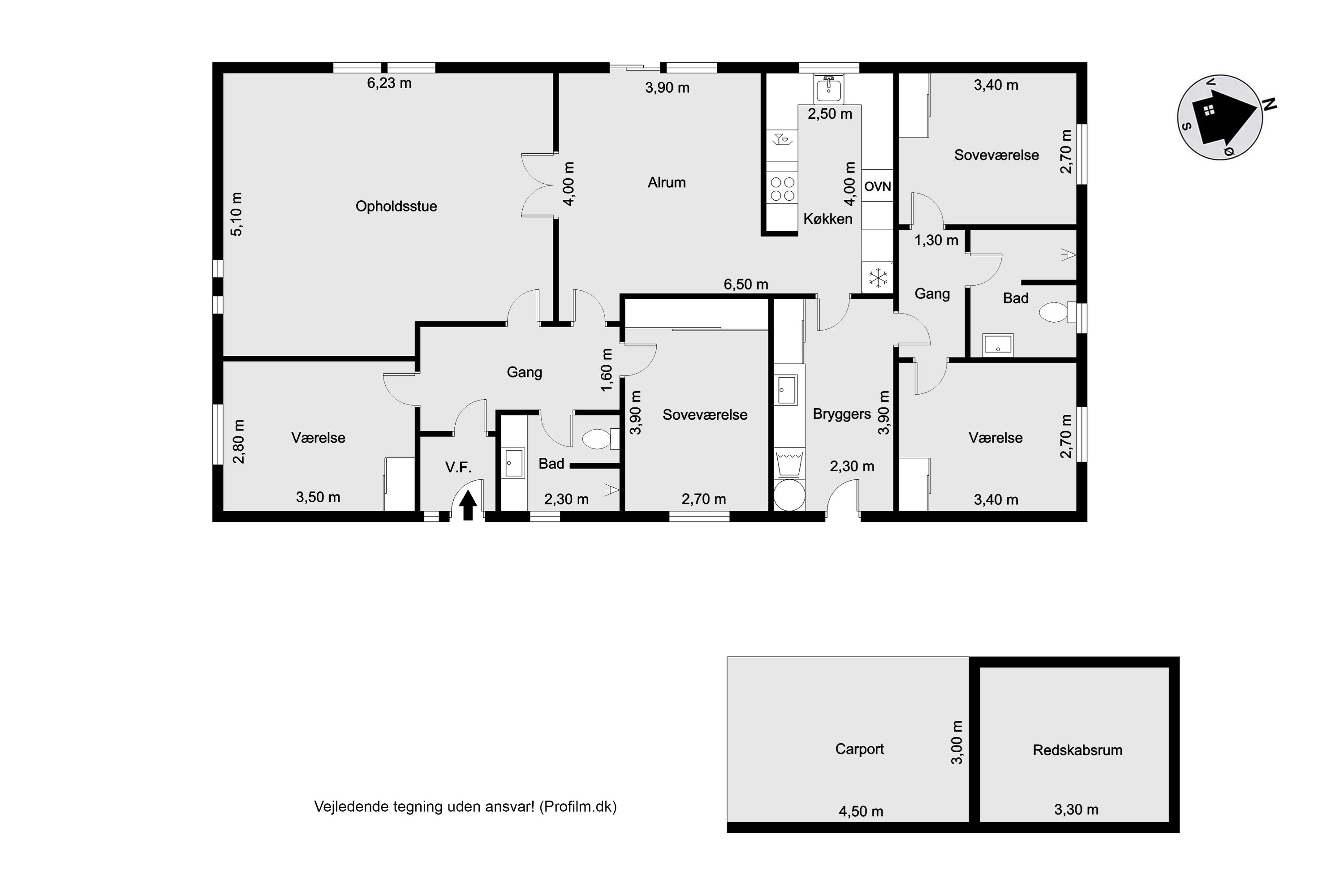 Plantegninger billede af Klydevej 17, 7650 Bøvlingbjerg