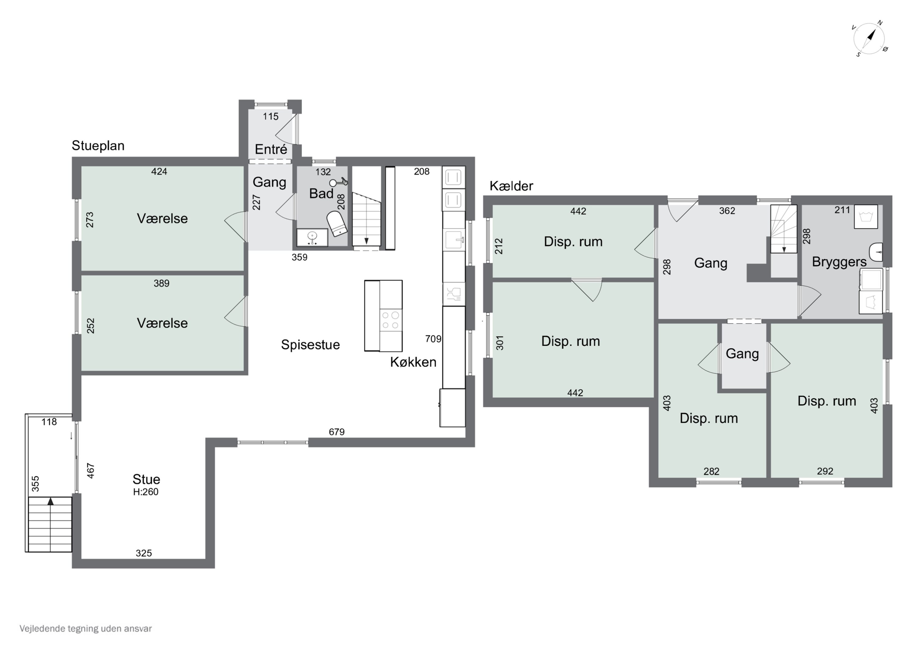 Plantegninger billede af Rødovrevej 379, 2610 Rødovre