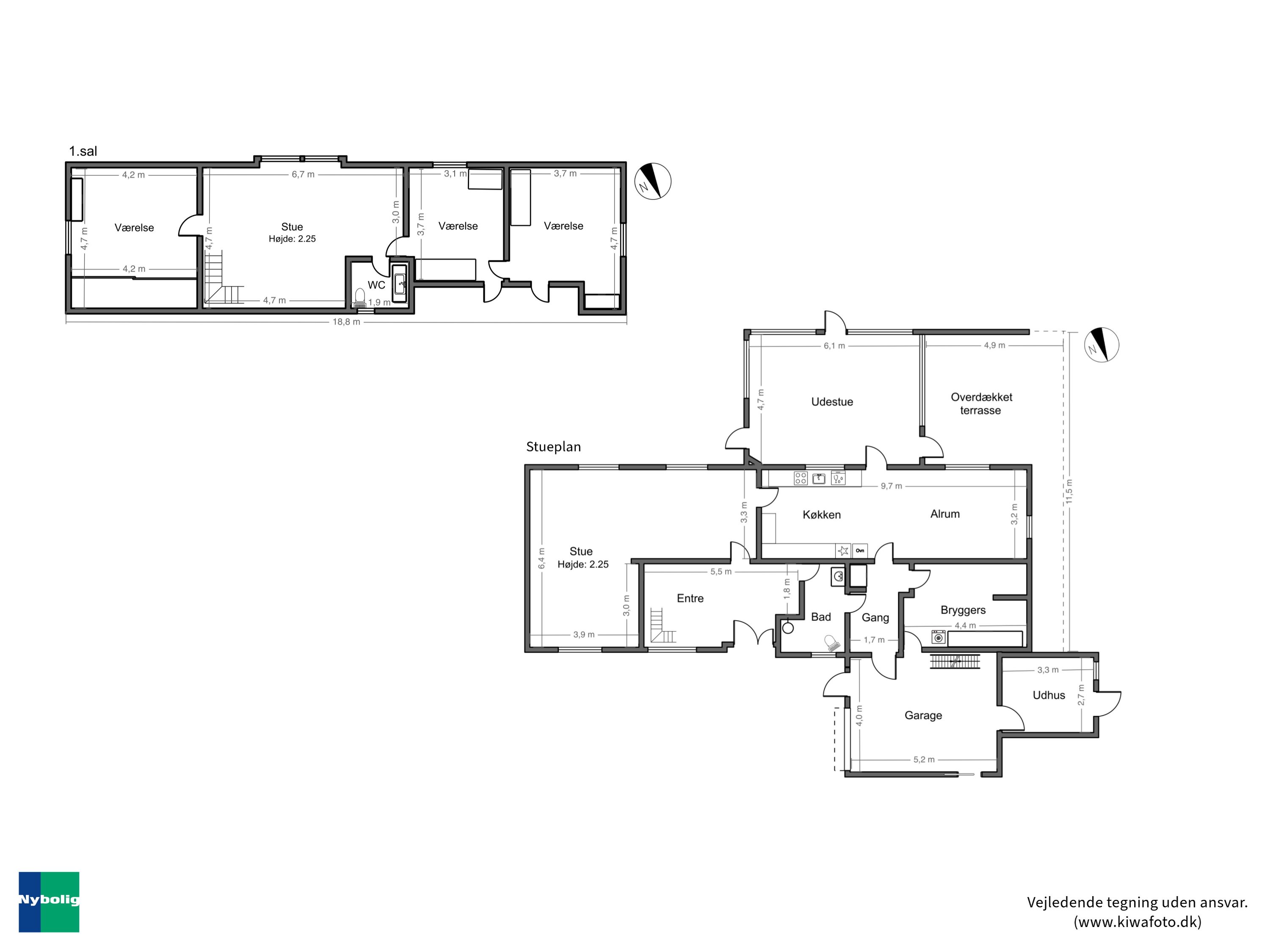 Plantegninger billede af Blansmosevej 9, 4952 Stokkemarke
