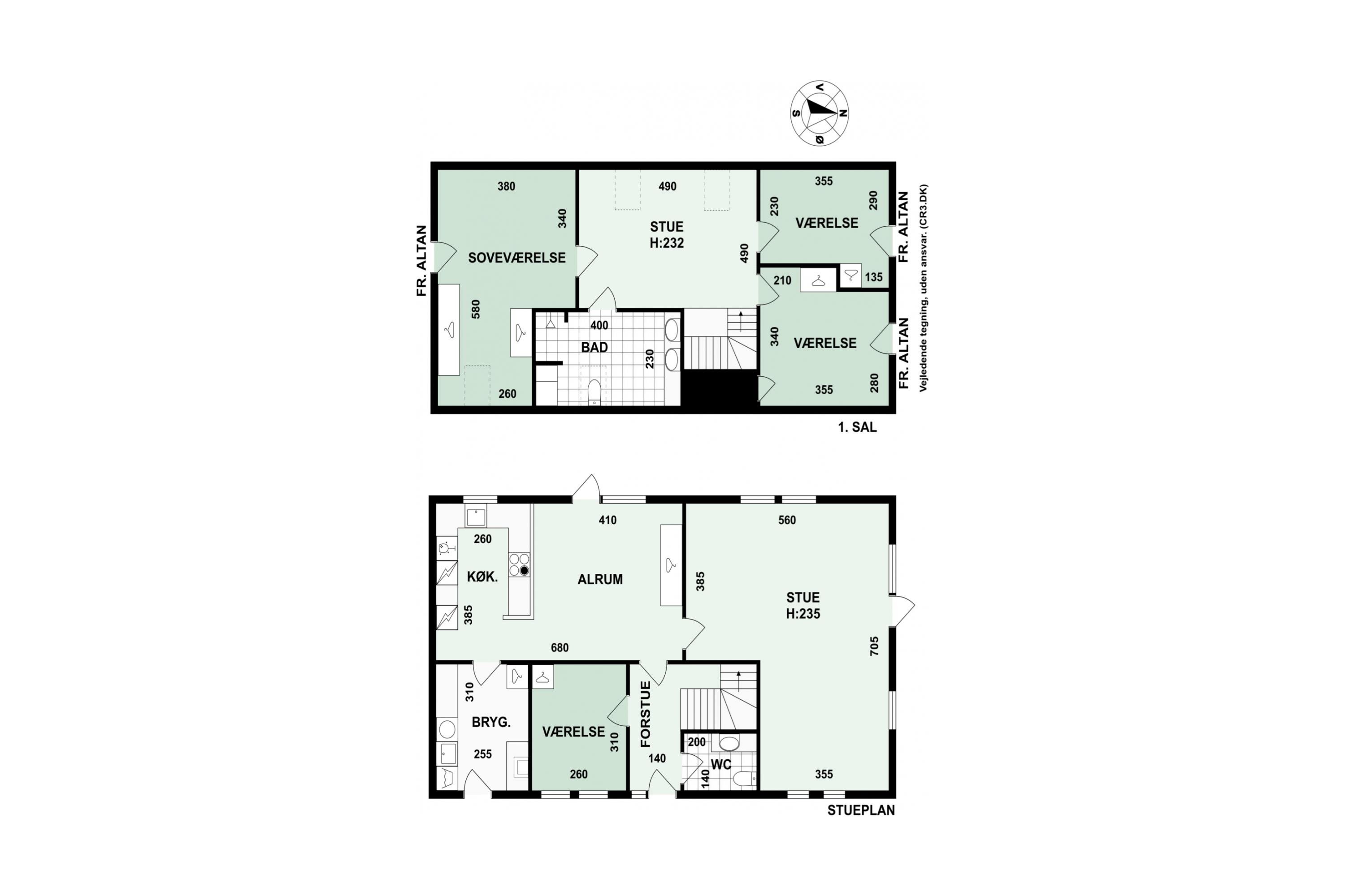 Plantegninger billede af Breddam 21, 3230 Græsted