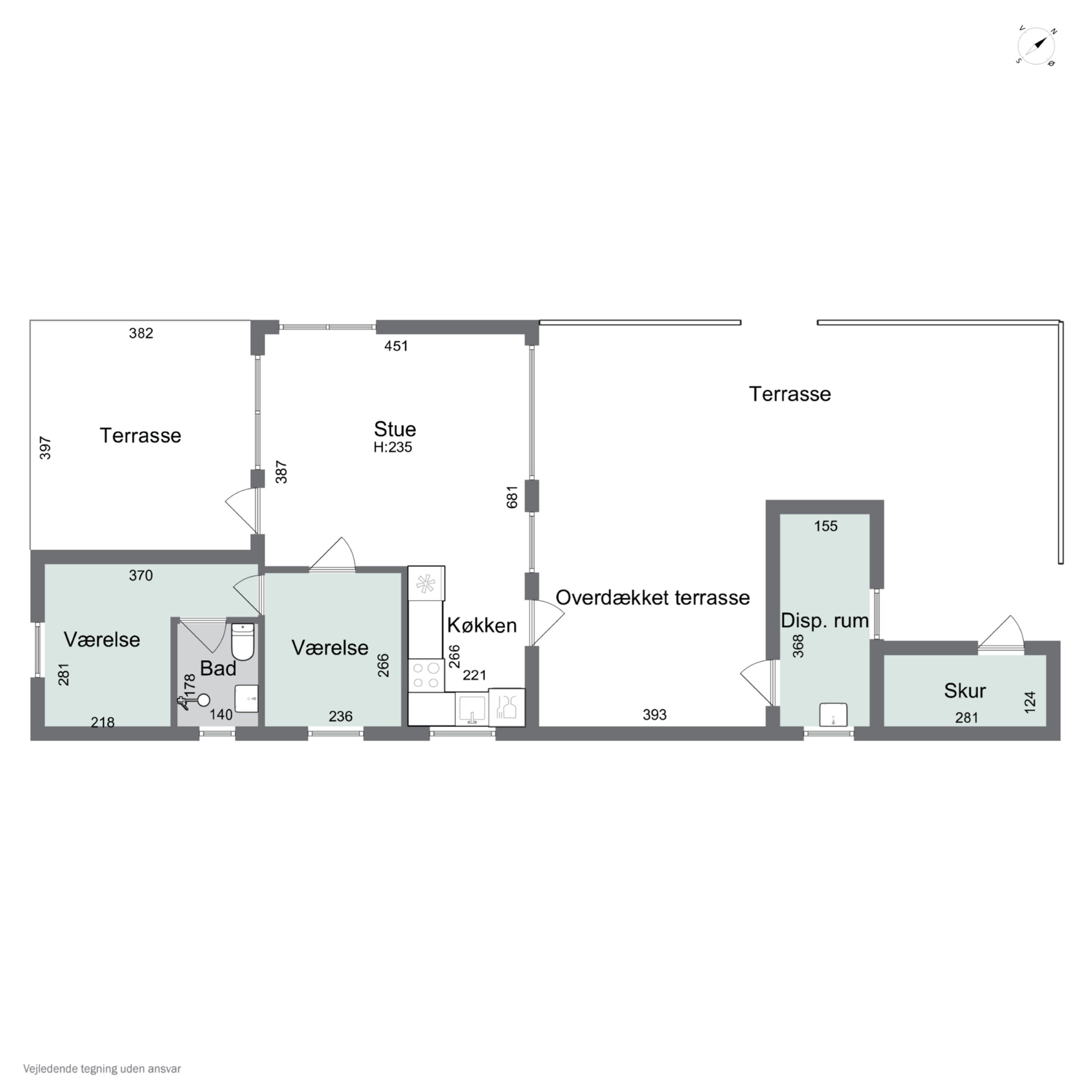 Plantegninger billede af Henriksvej 27, Reersø Ornum, 4281 Gørlev