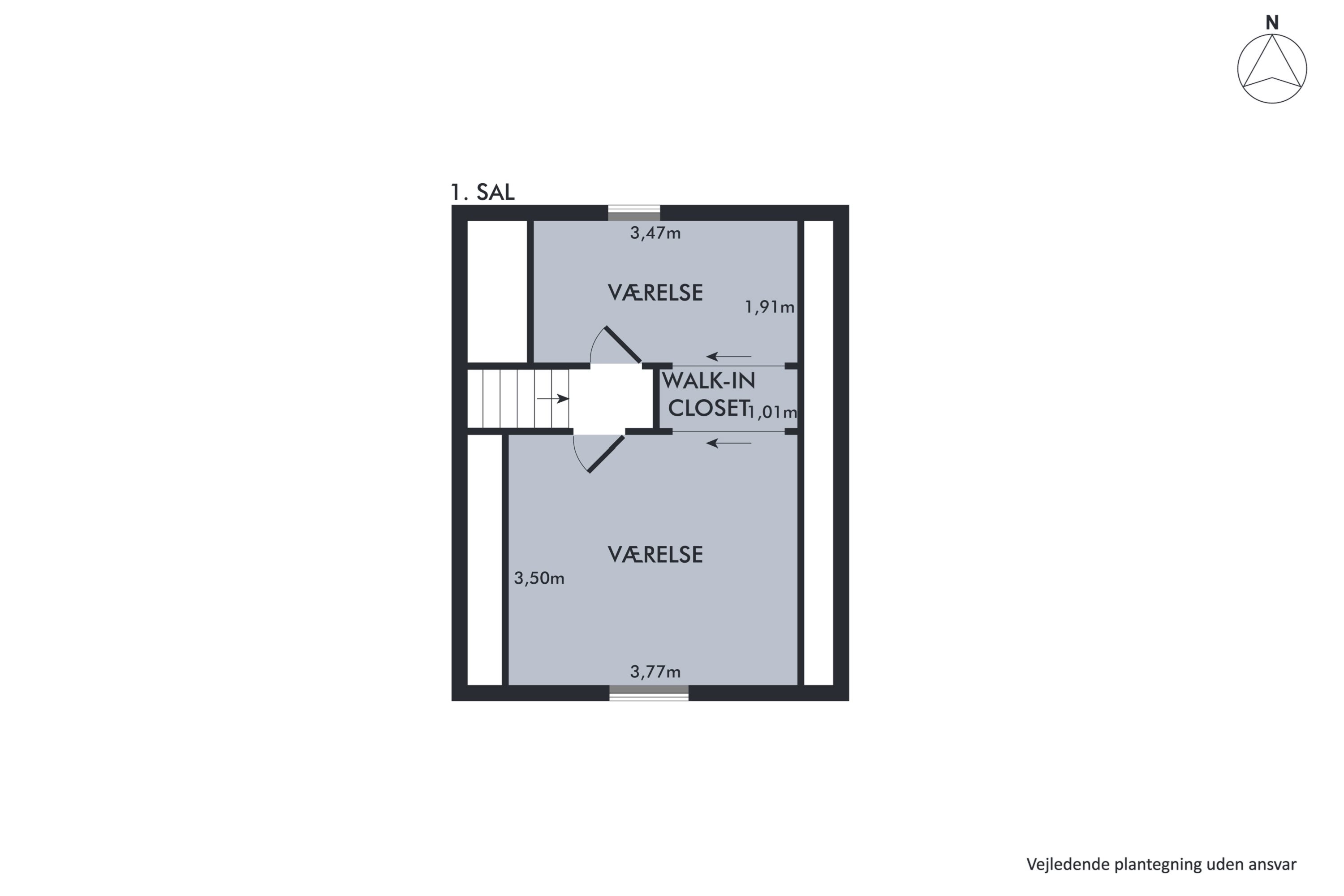Plantegninger billede af Bakkelyvej 6B, 9380 Vestbjerg