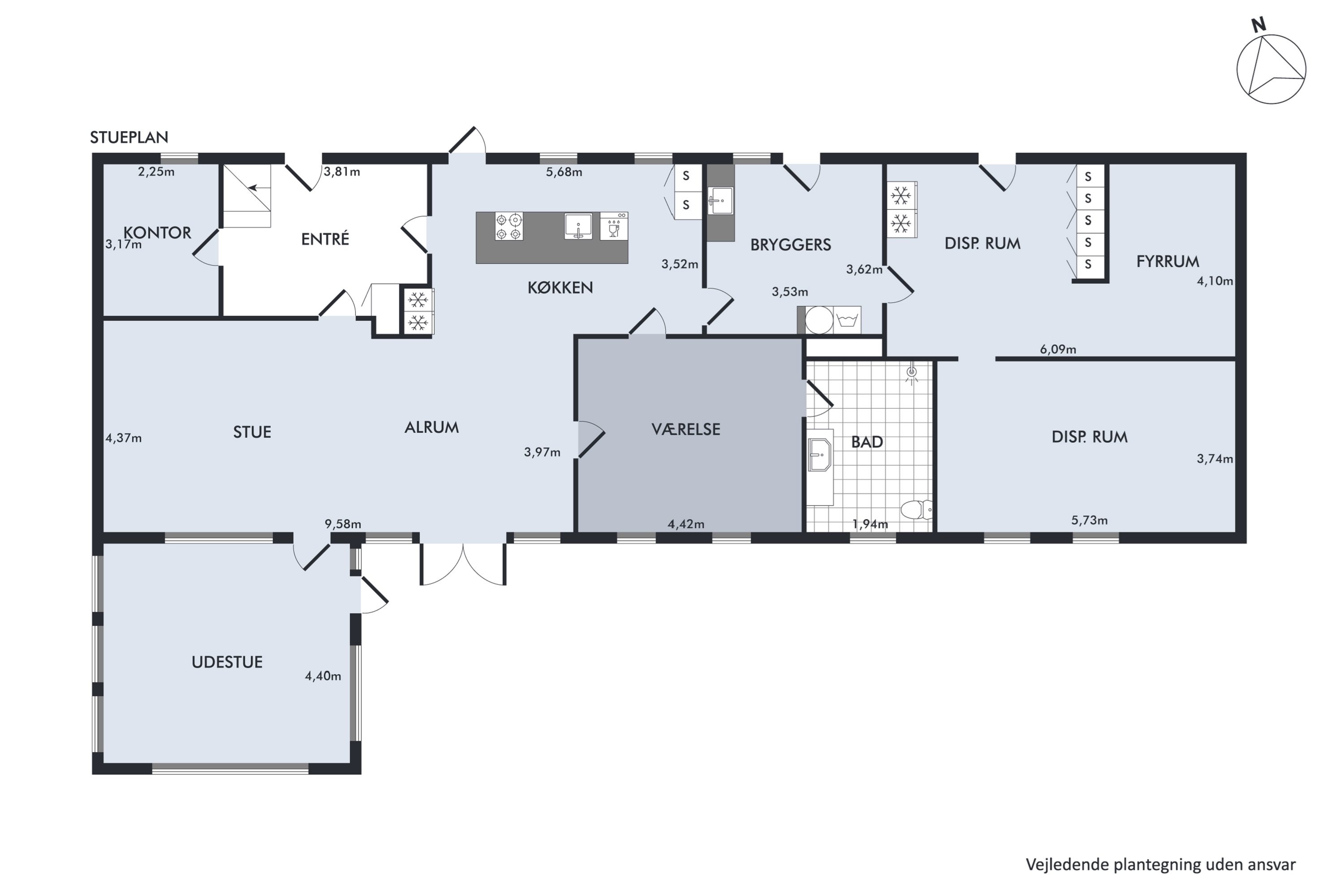 Plantegninger billede af Fristrupvej 181, Birkelse, 9440 Aabybro