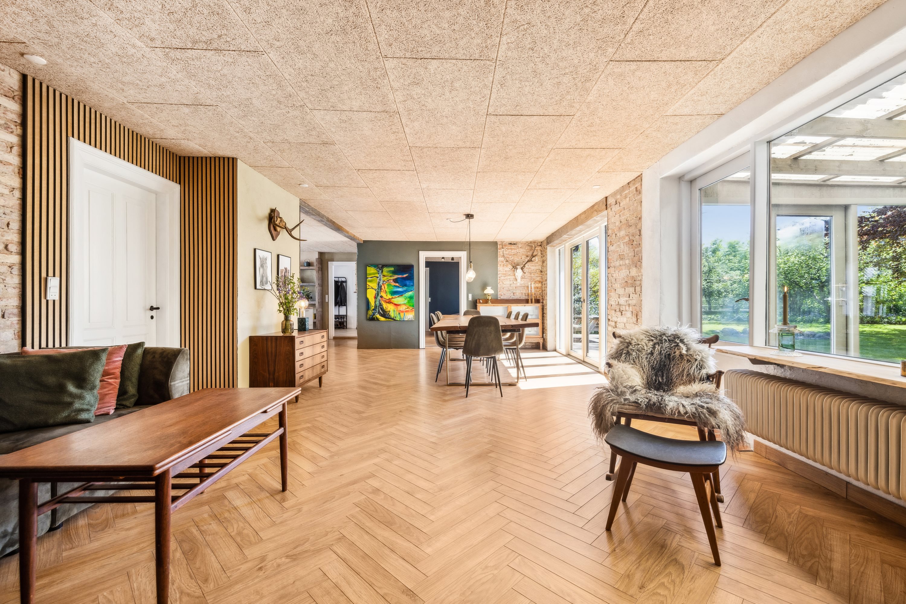 Fremhævet stue billede i fuldskærmstilstand. Billede af Fristrupvej 181, Birkelse, 9440 Aabybro