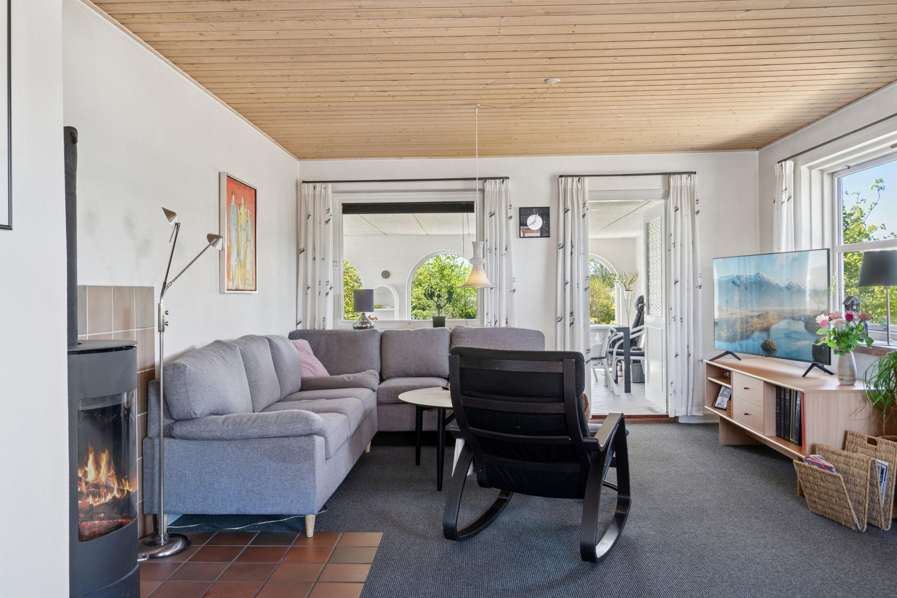 Fremhævet stue billede i fuldskærmstilstand. Billede af Borgergade 9, Koldby, 7752 Snedsted