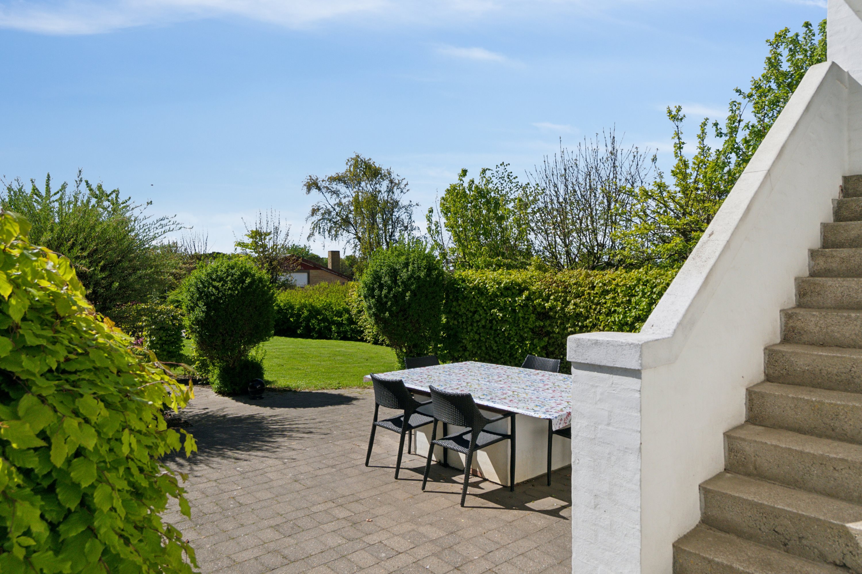 Fremhævet terrasse billede i fuldskærmstilstand. Billede af Borgergade 9, Koldby, 7752 Snedsted