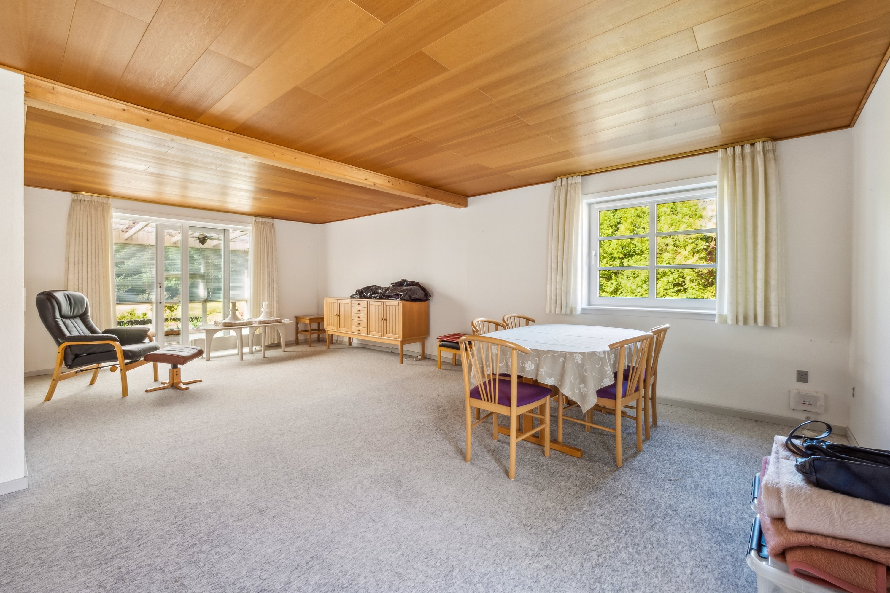 Fremhævet stue billede i fuldskærmstilstand. Billede af Mælkevejen 16, Rønbjerg, 7800 Skive