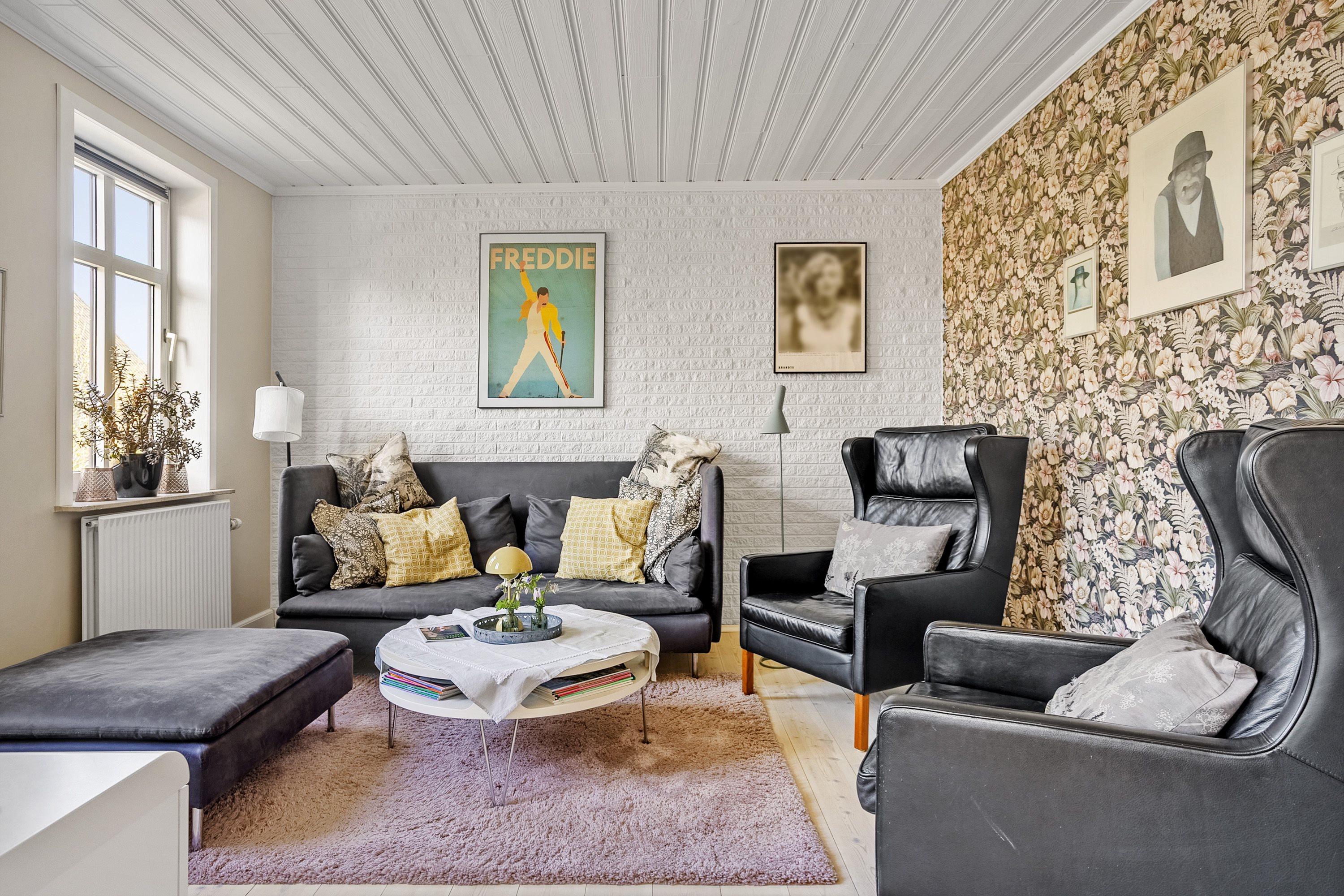 Fremhævet stue billede i fuldskærmstilstand. Billede af Vestergade 28, 6650 Brørup