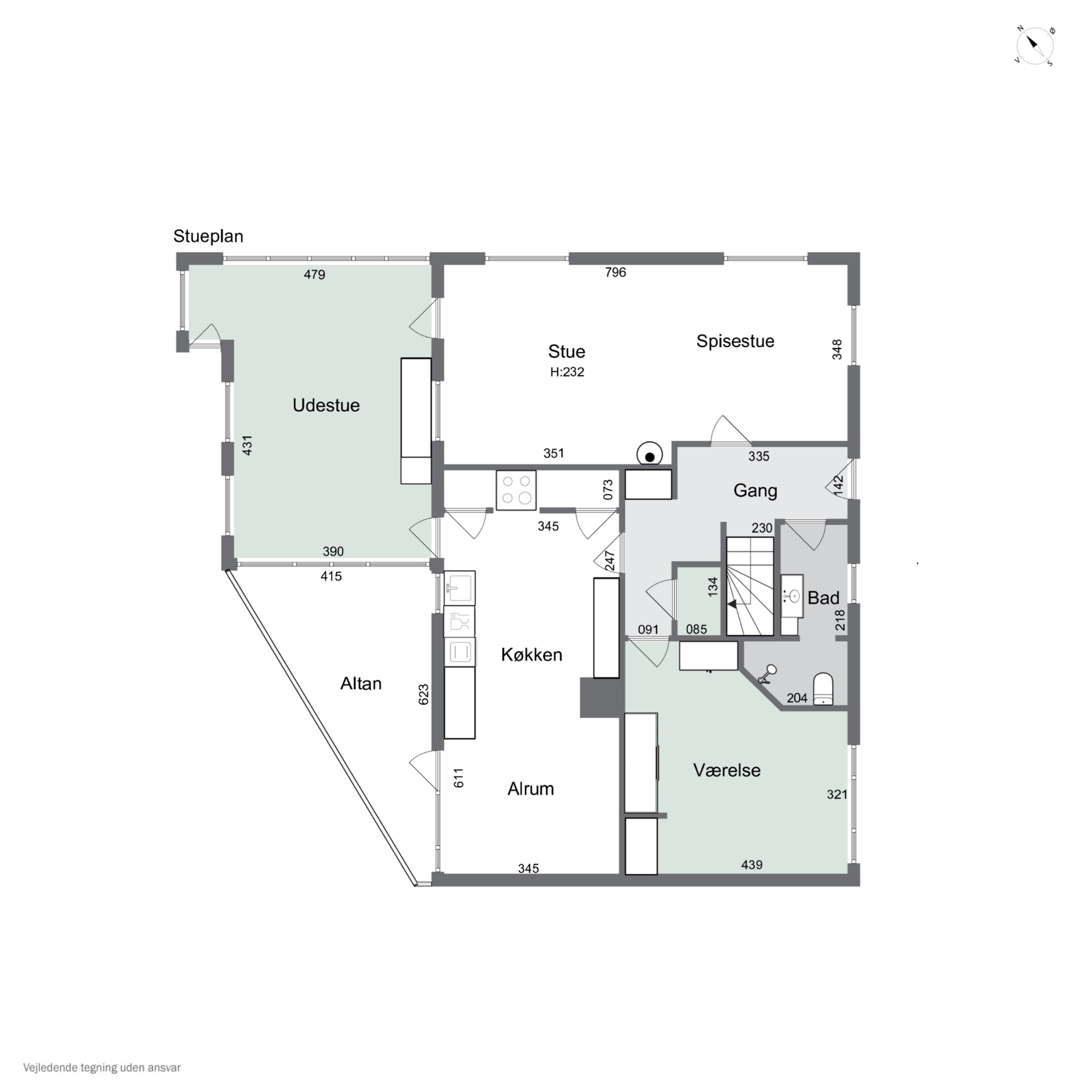 Plantegninger billede af Borgergade 9, Koldby, 7752 Snedsted
