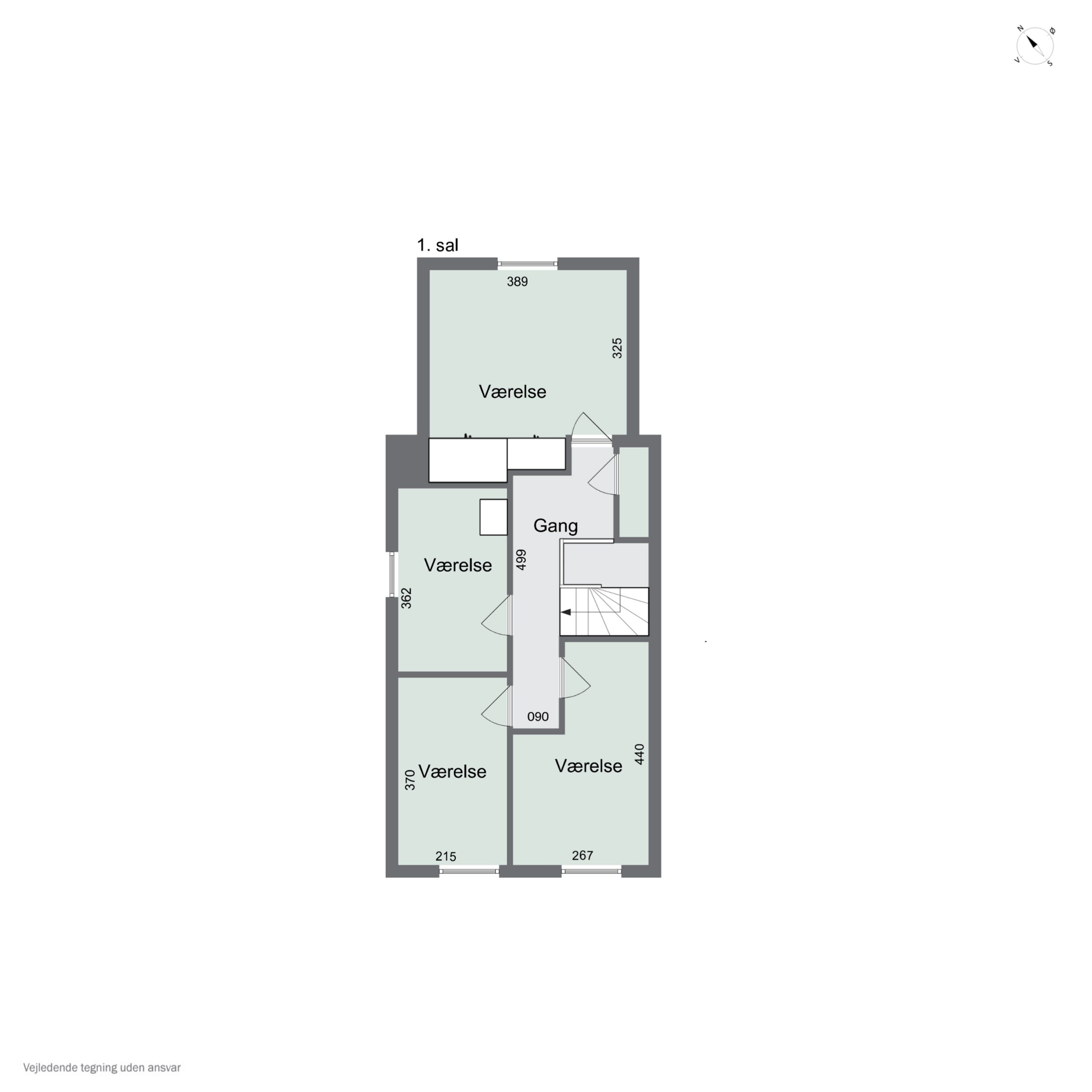 Plantegninger billede af Borgergade 9, Koldby, 7752 Snedsted