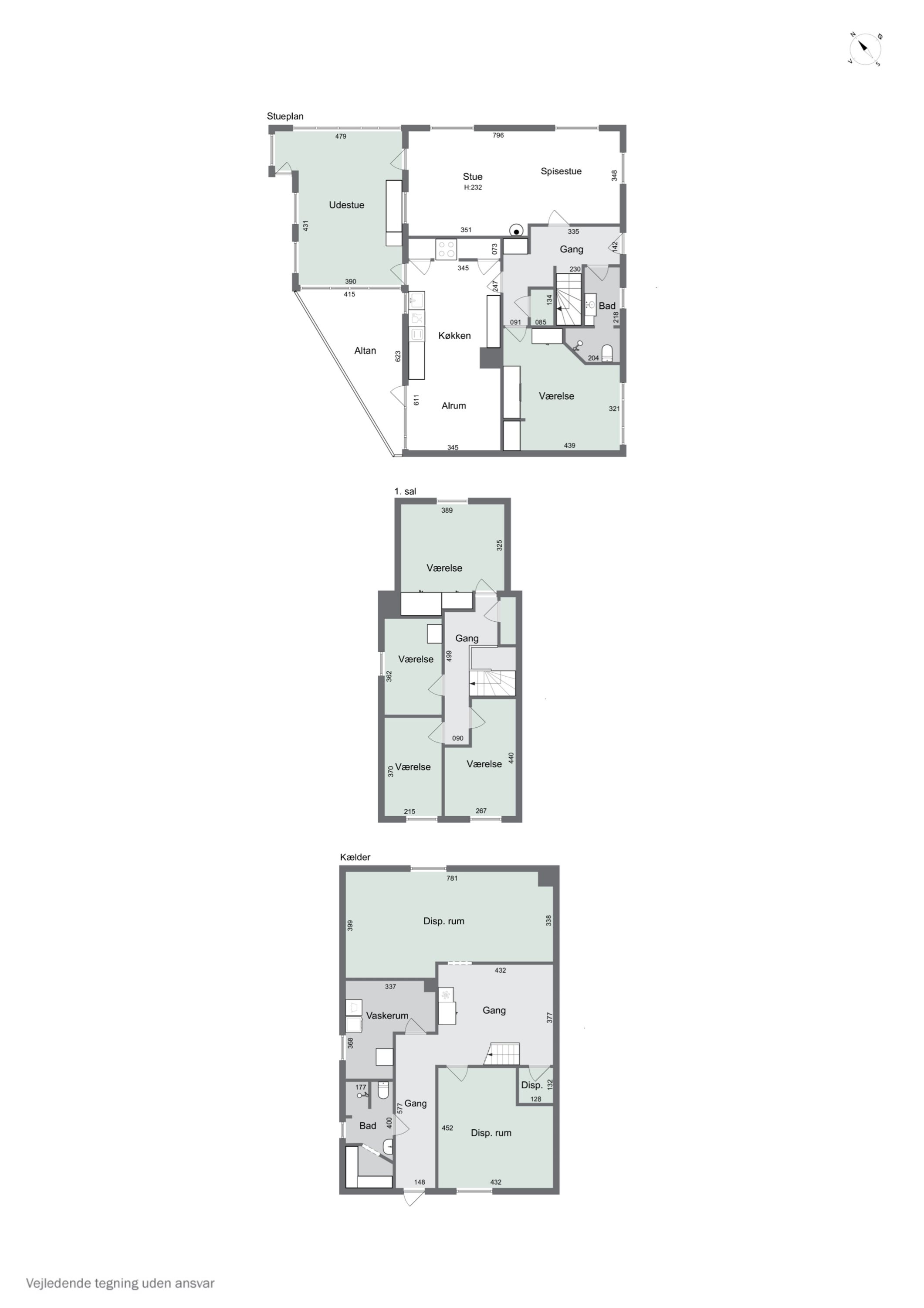 Plantegninger billede af Borgergade 9, Koldby, 7752 Snedsted