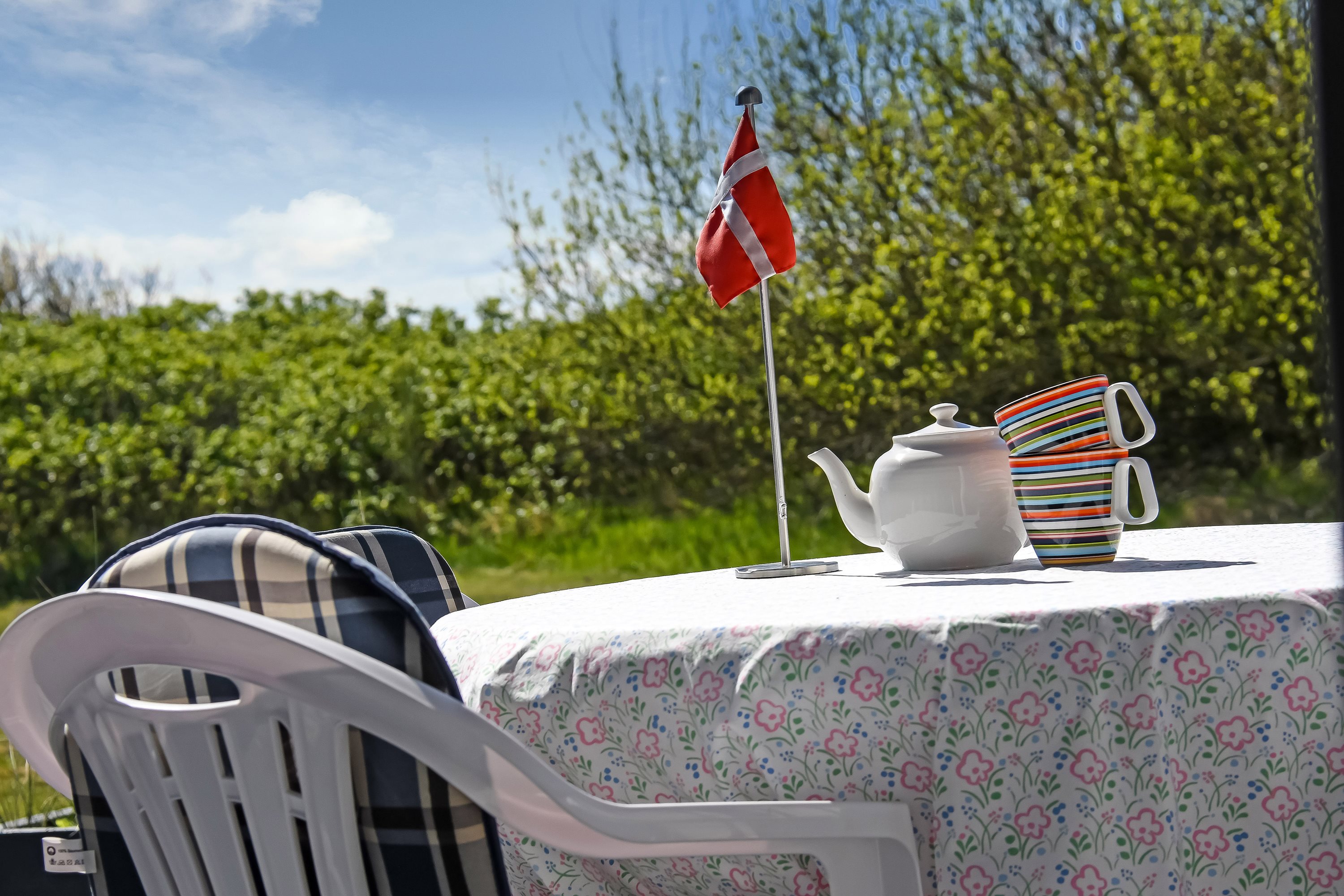 Fremhævet terrasse billede i fuldskærmstilstand. Billede af Sundhuse 8, Vedersø, 6990 Ulfborg