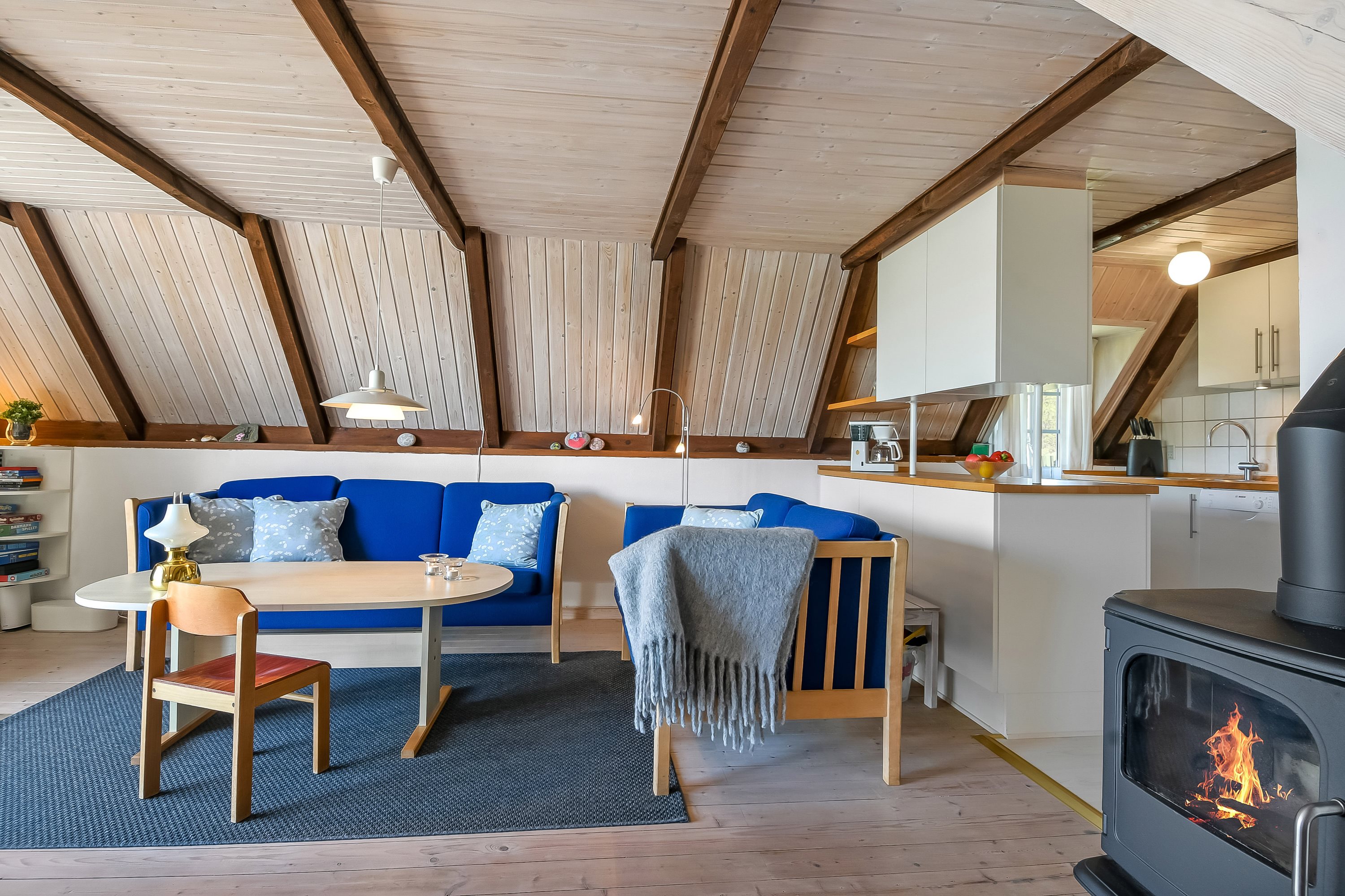 Fremhævet stue billede i fuldskærmstilstand. Billede af Sundhuse 8, Vedersø, 6990 Ulfborg