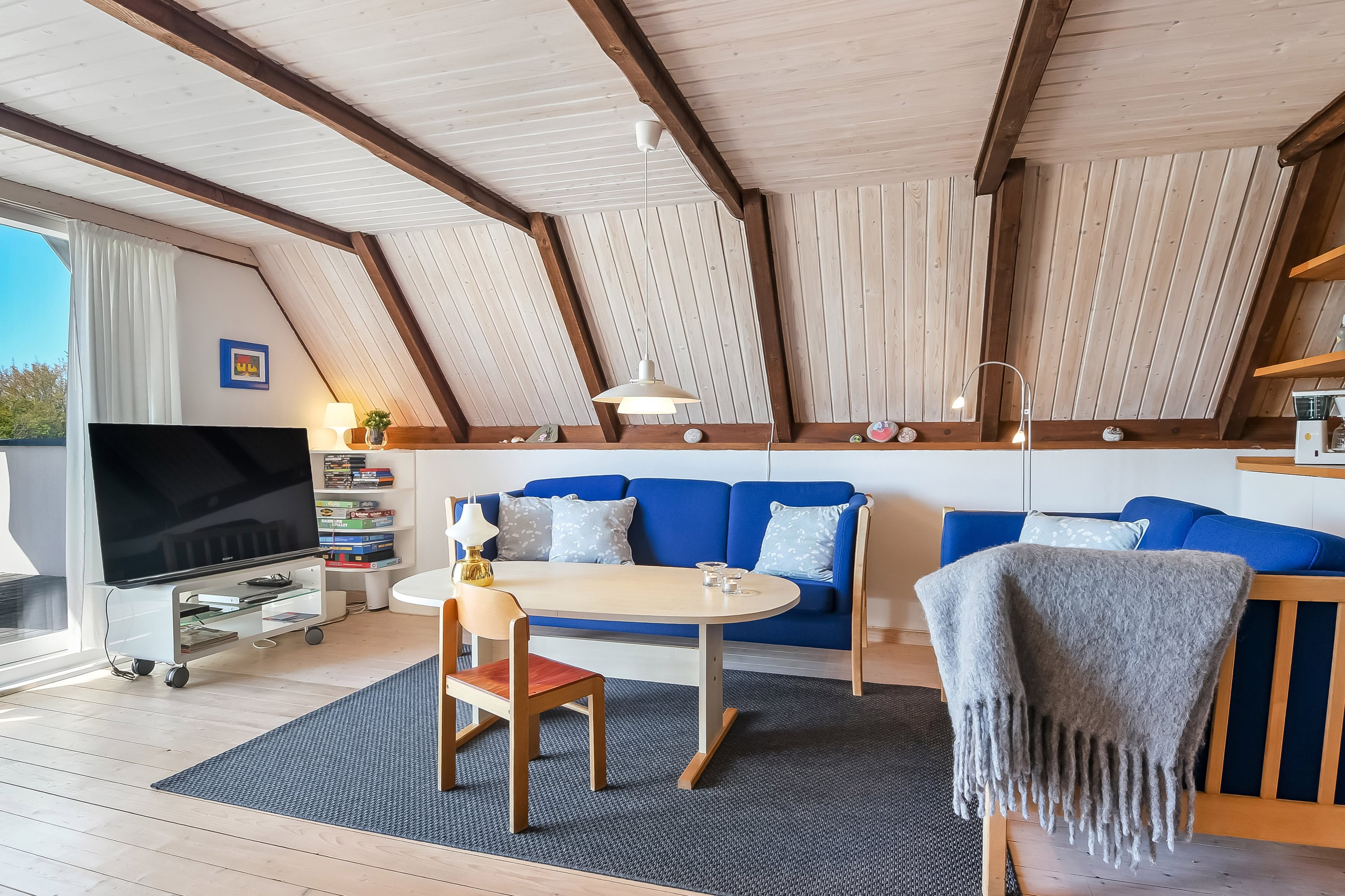 Fremhævet stue billede i fuldskærmstilstand. Billede af Sundhuse 8, Vedersø, 6990 Ulfborg