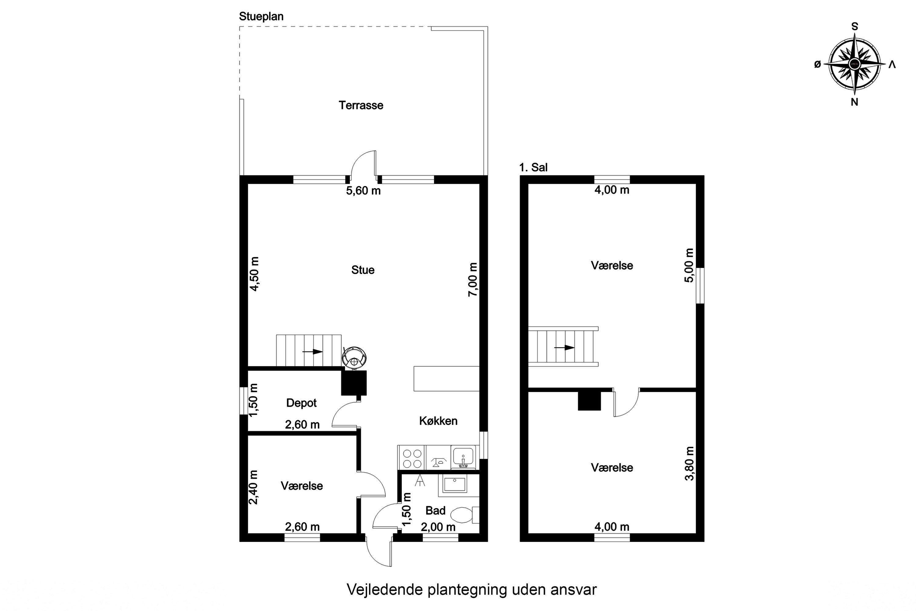Plantegninger billede af Sundhuse 8, Vedersø, 6990 Ulfborg