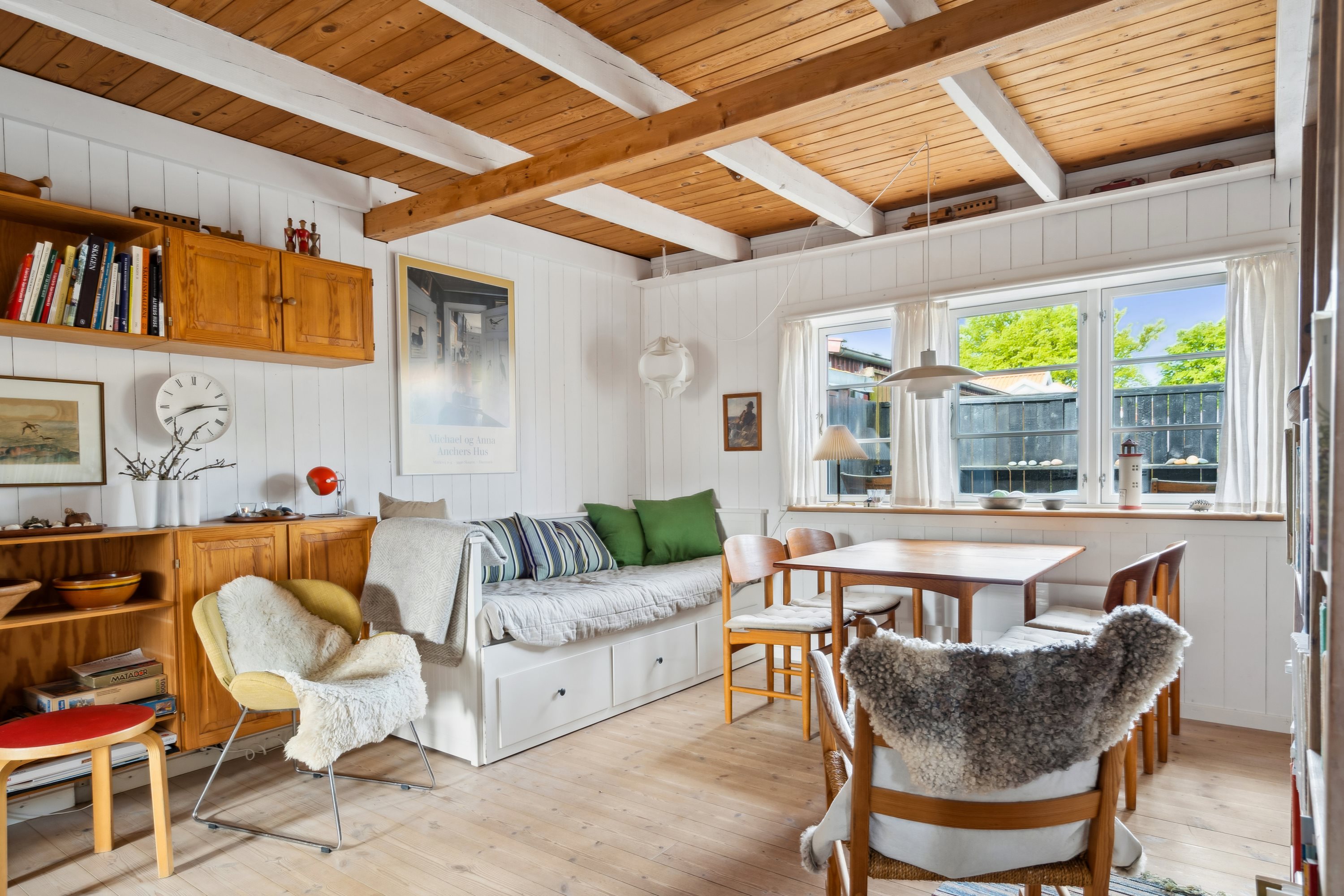 Fremhævet stue billede i fuldskærmstilstand. Billede af Carl Johansens Vej 23D, 9990 Skagen