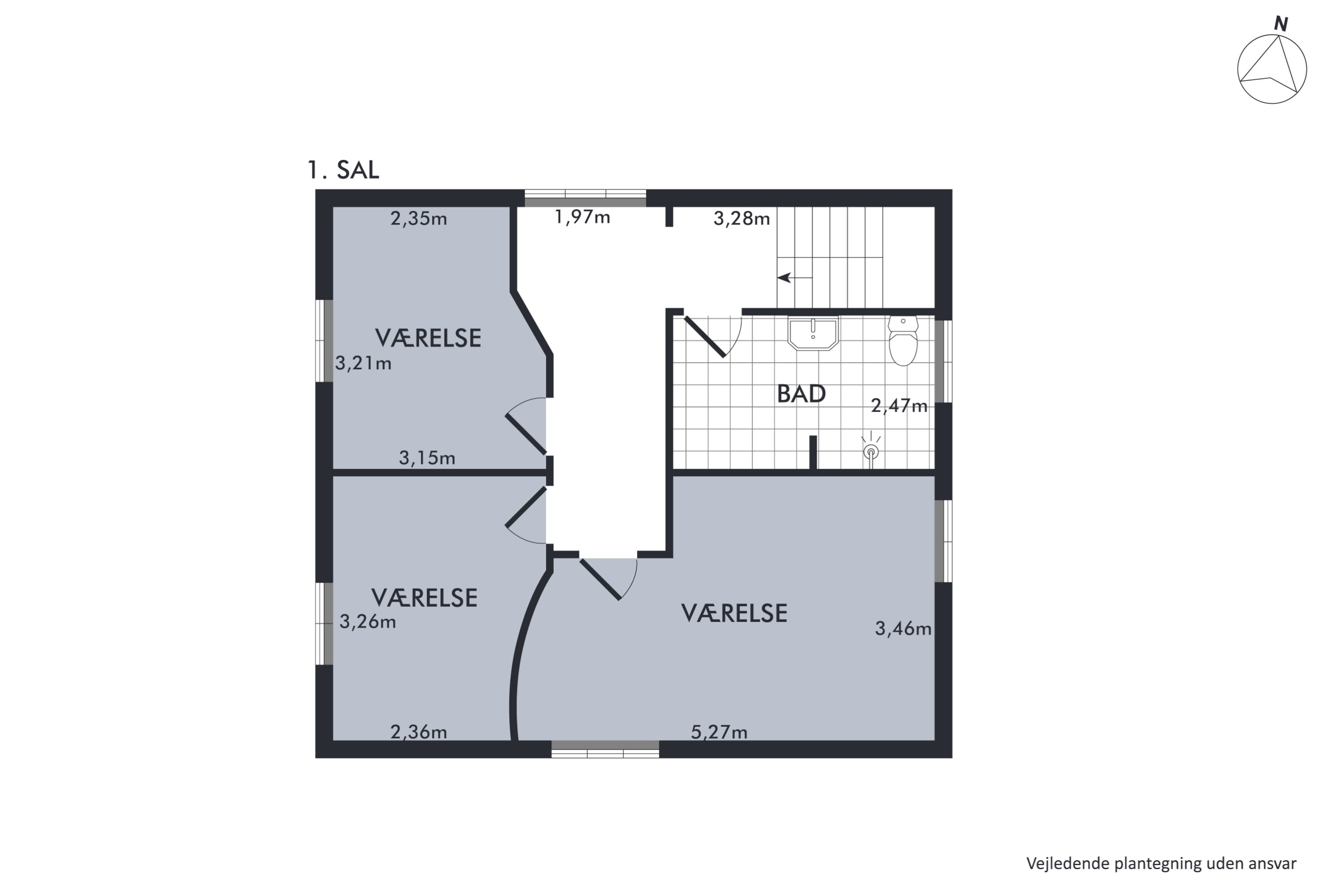 Plantegninger billede af Lykkevej 4, 8500 Grenaa
