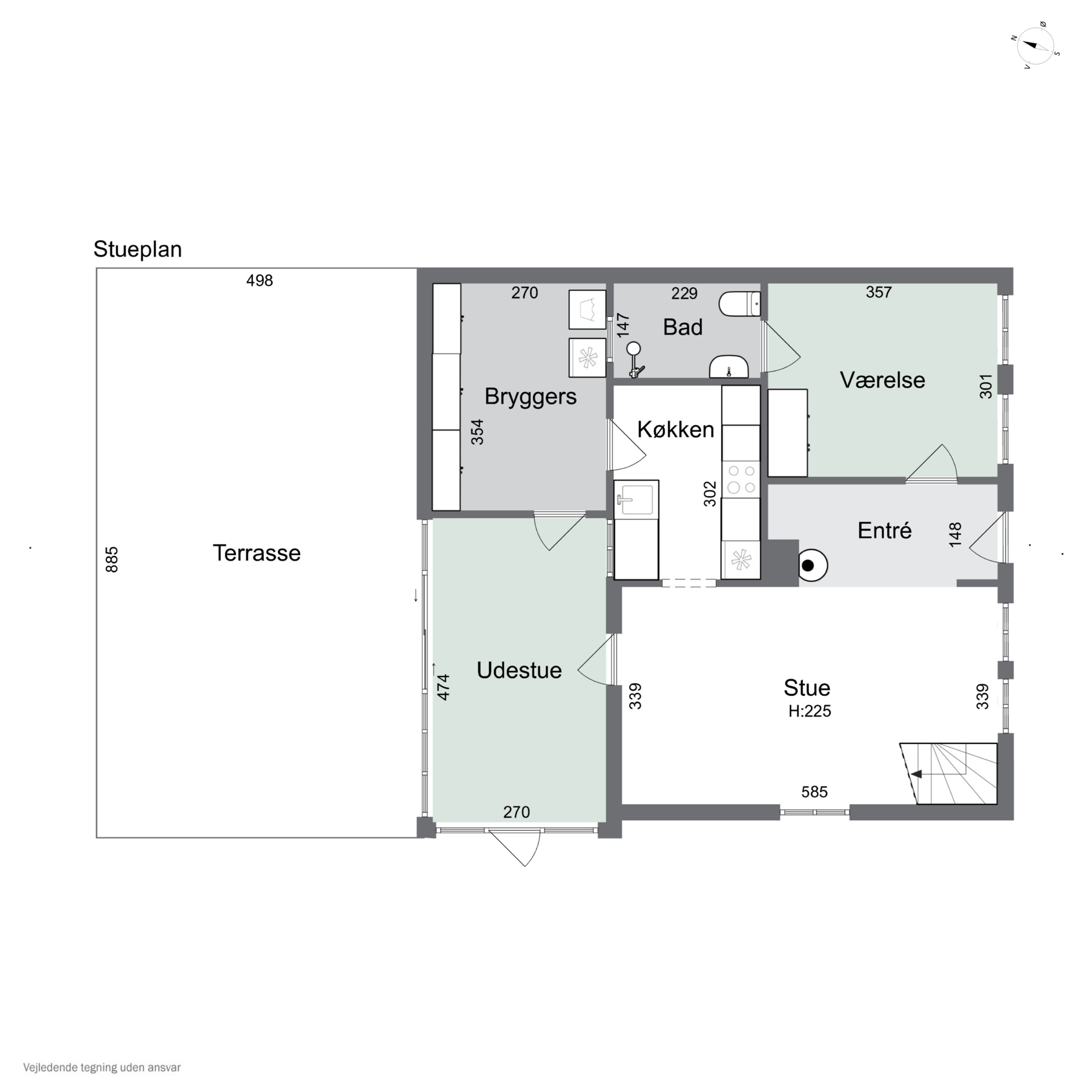 Plantegninger billede af Bakkebøllevej 102, 4760 Vordingborg