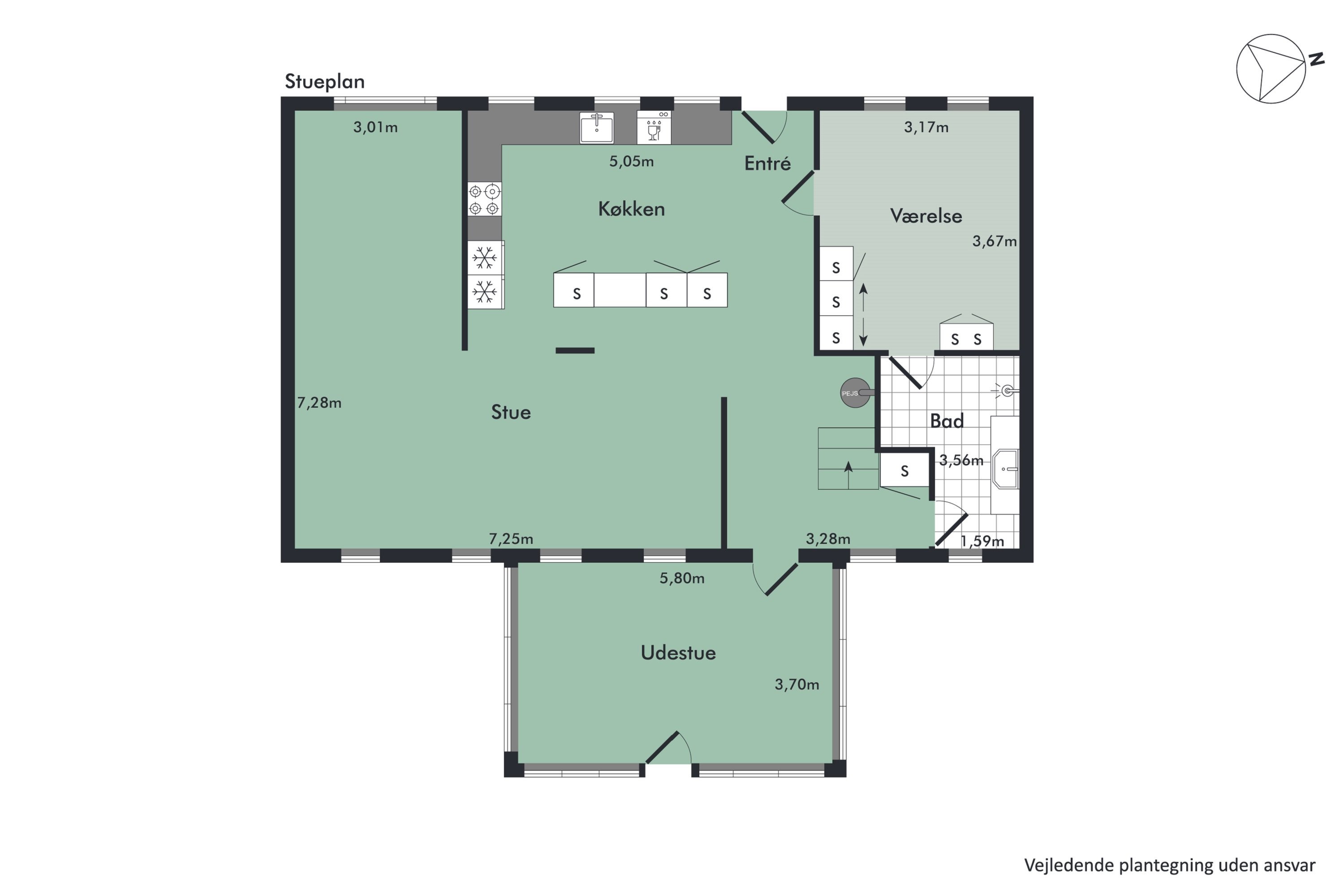 Plantegninger billede af Boldrupvej 109, Simested, 9620 Aalestrup