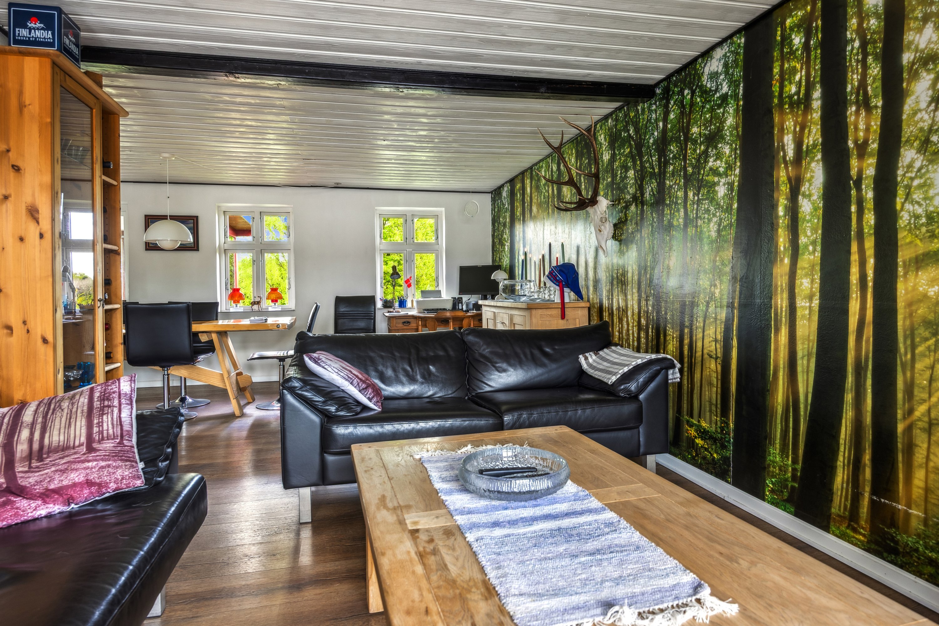 Fremhævet stue billede i fuldskærmstilstand. Billede af Boldrupvej 109, Simested, 9620 Aalestrup