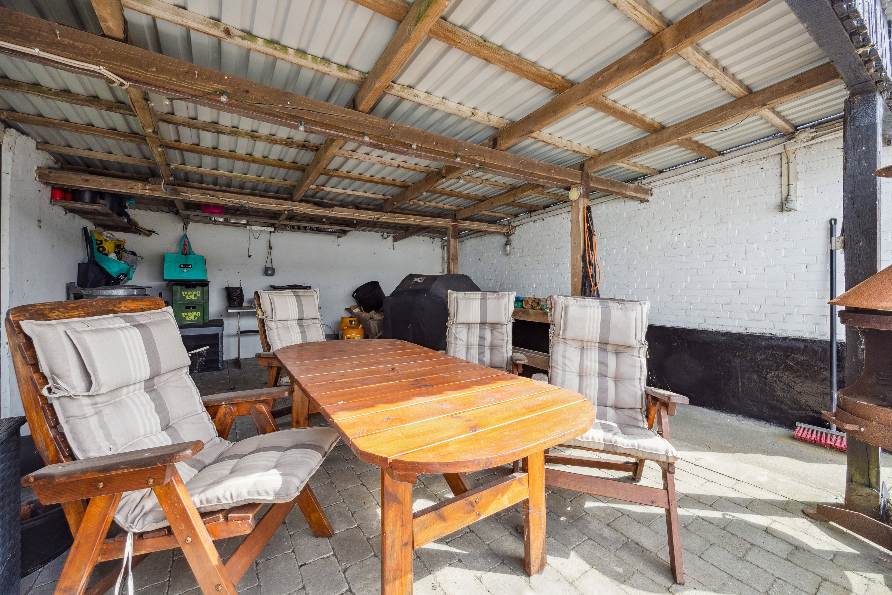 Fremhævet overdækket terrasse billede i fuldskærmstilstand. Billede af Boldrupvej 109, Simested, 9620 Aalestrup