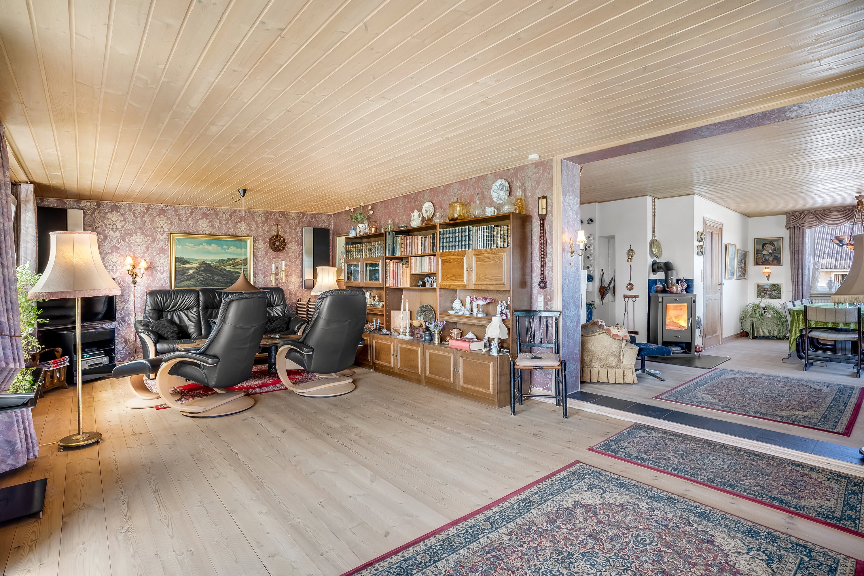 Fremhævet stue billede i fuldskærmstilstand. Billede af Hovedgaden 47, Nørre Nissum, 7620 Lemvig