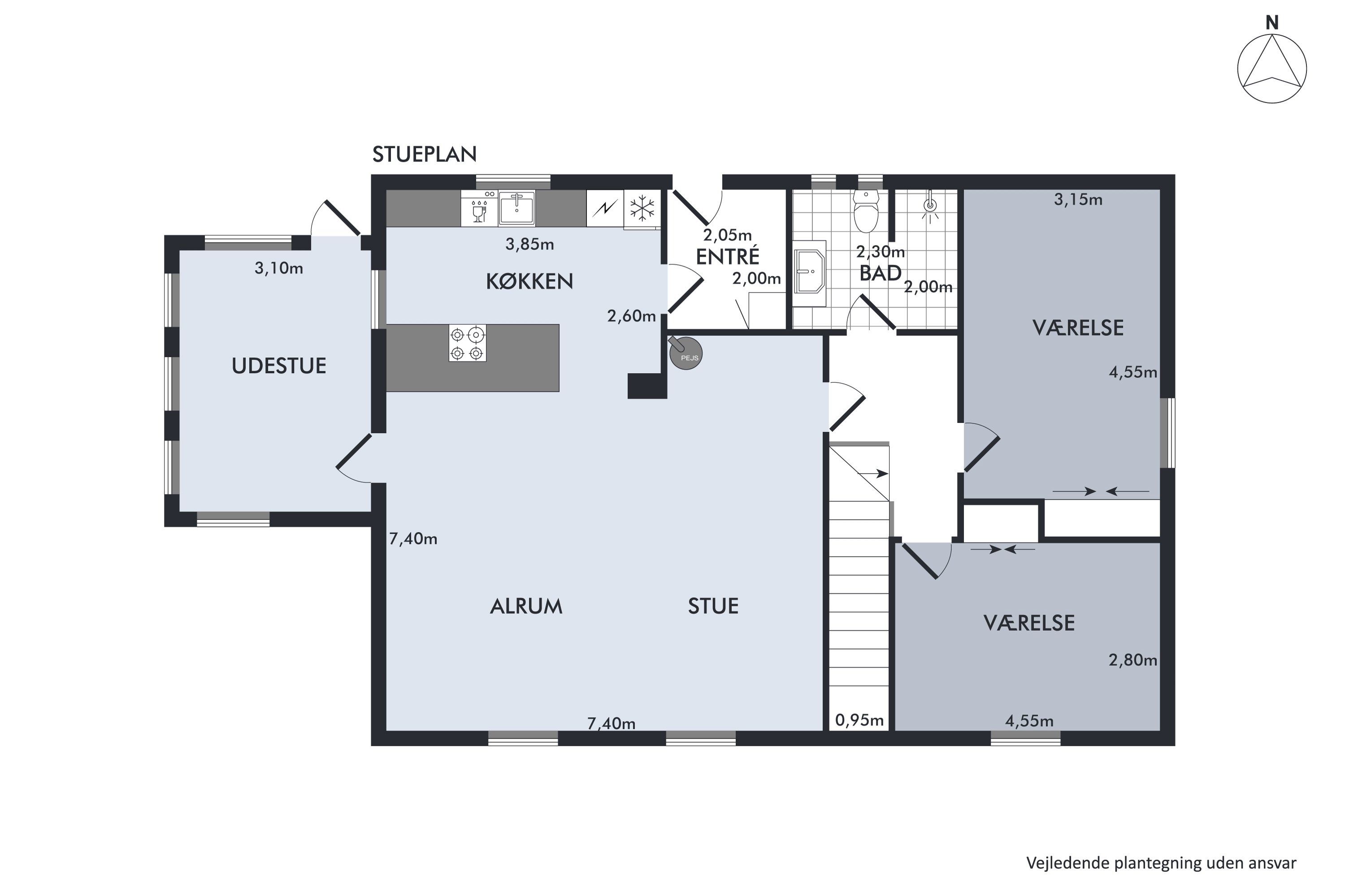Plantegninger billede af Grådalsvej 11, Borre, 8850 Bjerringbro