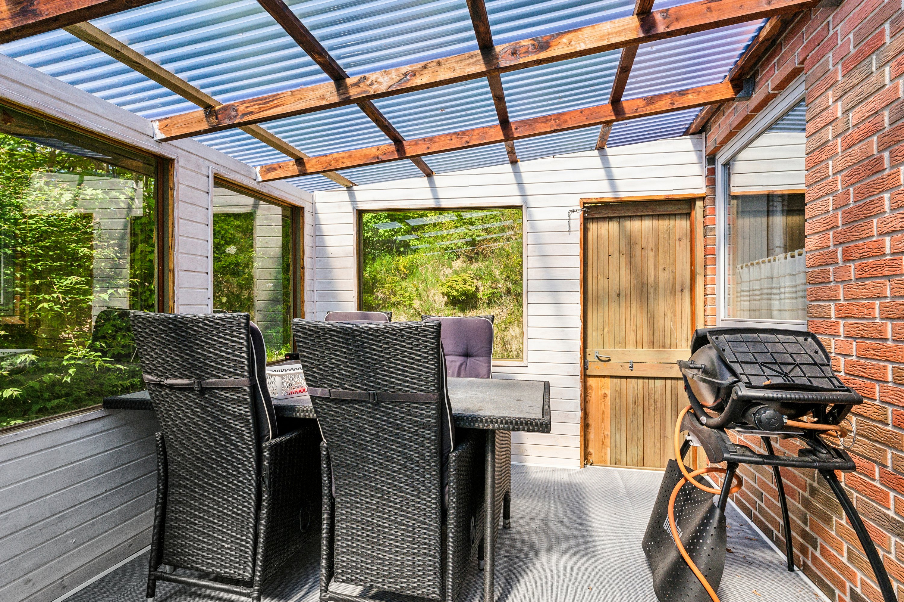 Fremhævet terrasse billede i fuldskærmstilstand. Billede af Grådalsvej 11, Borre, 8850 Bjerringbro