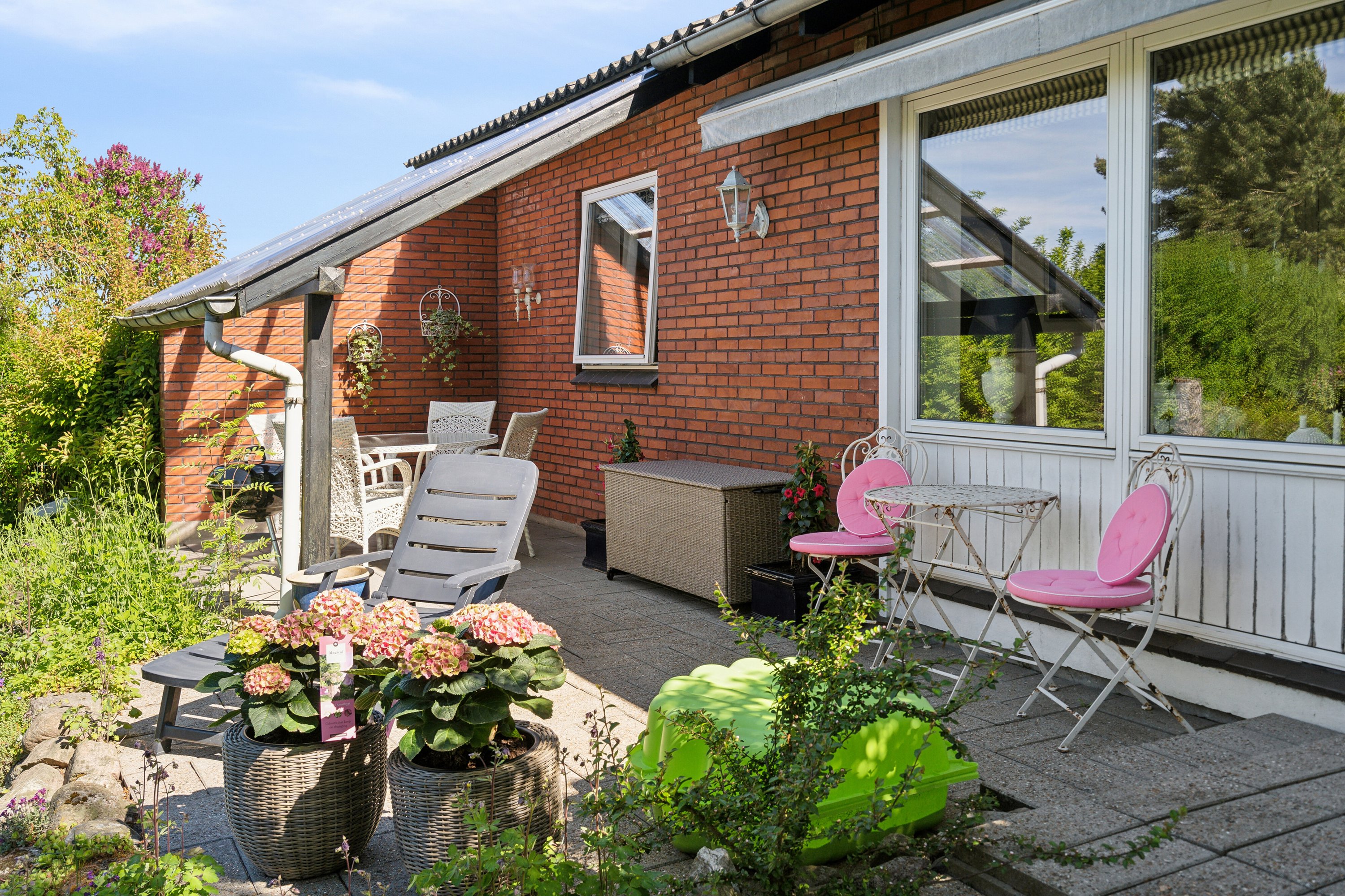 Fremhævet set fra haven billede i fuldskærmstilstand. Billede af Sdr. Højrupvejen 20, Sønder Højrup, 5750 Ringe