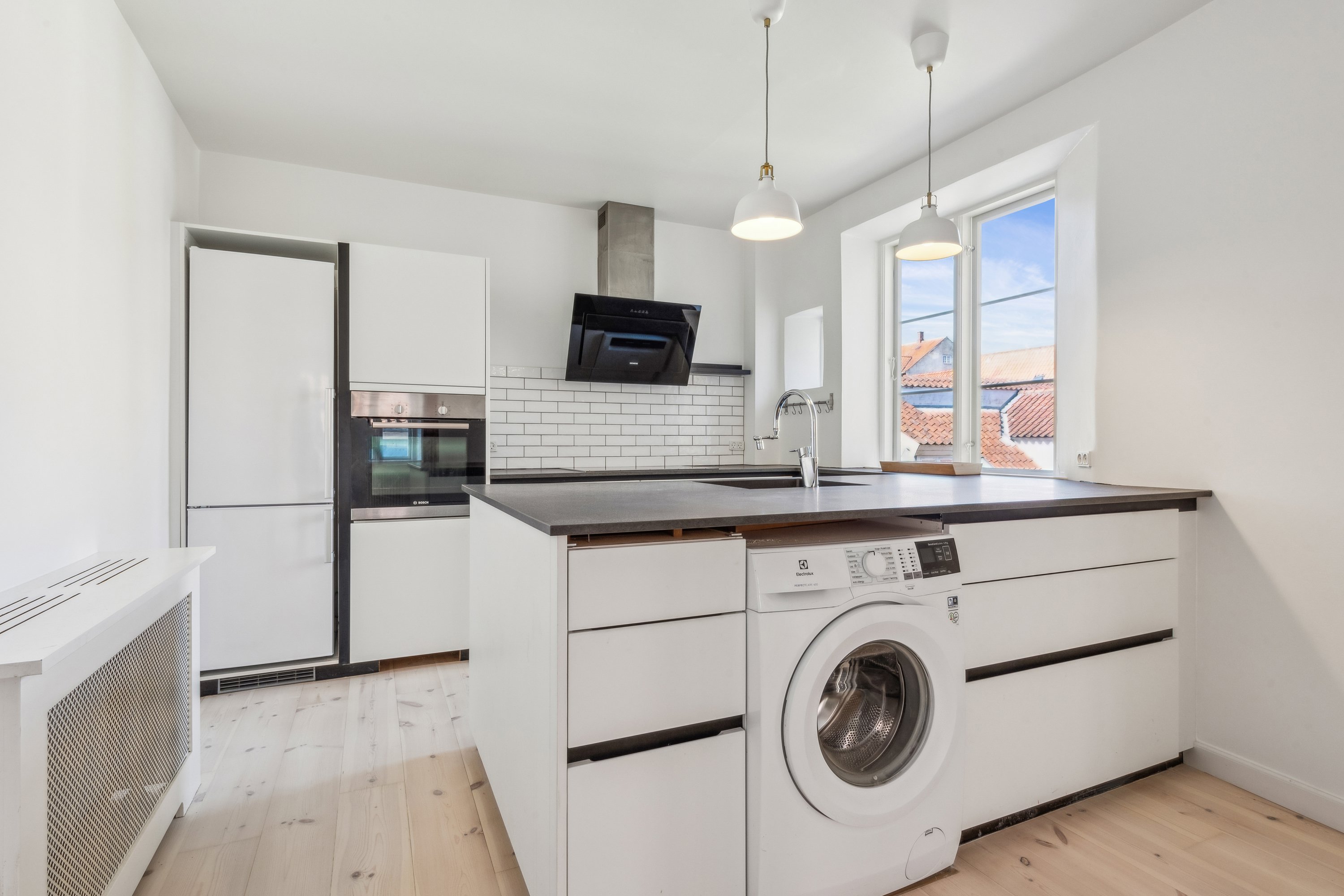 Fremhævet køkken billede i fuldskærmstilstand. Billede af Strandgade 45A, 1. tv., 3000 Helsingør