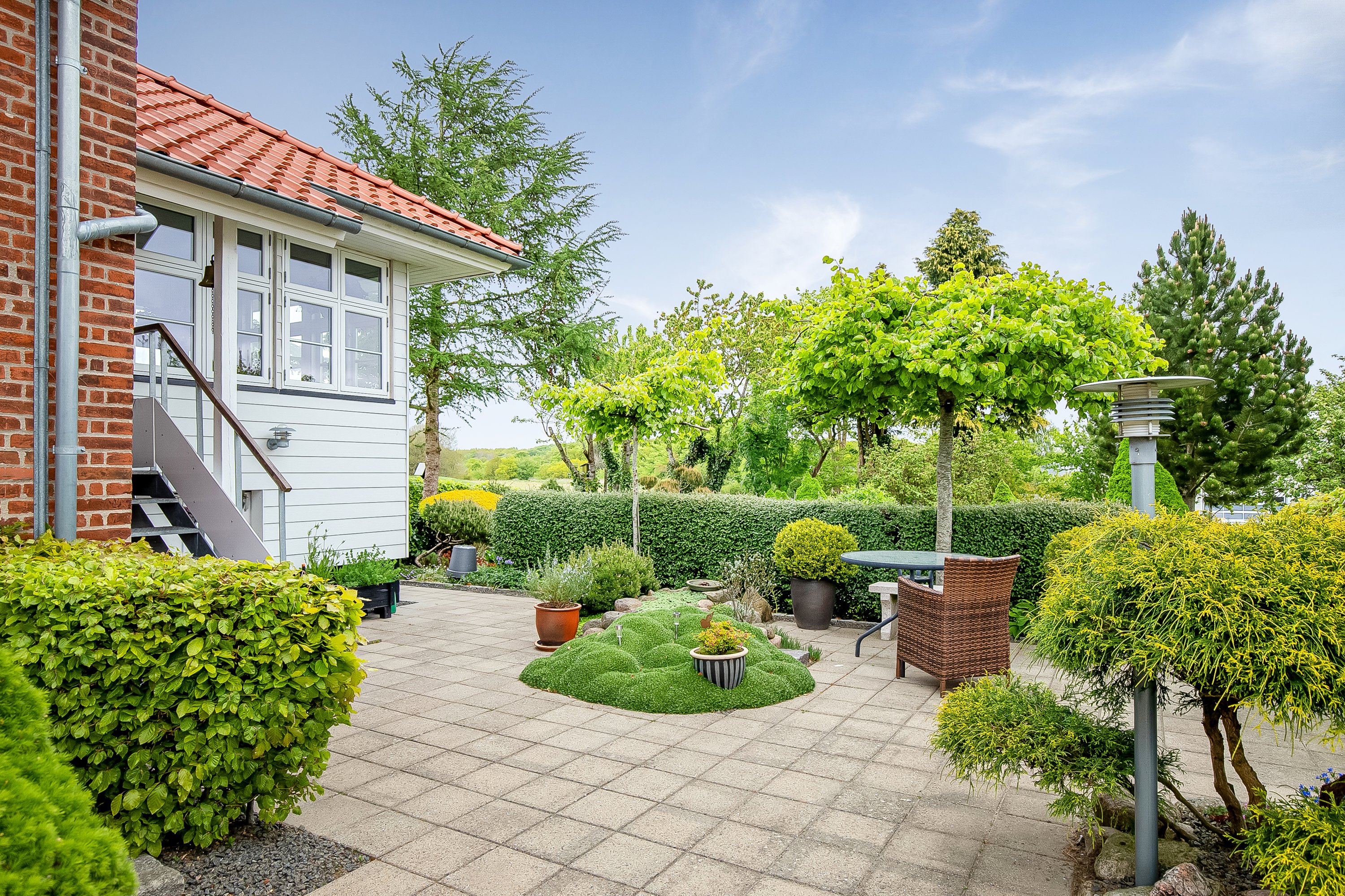 Fremhævet terrasse billede i fuldskærmstilstand. Billede af Smørhullet 18, Smørhullet, 7100 Vejle