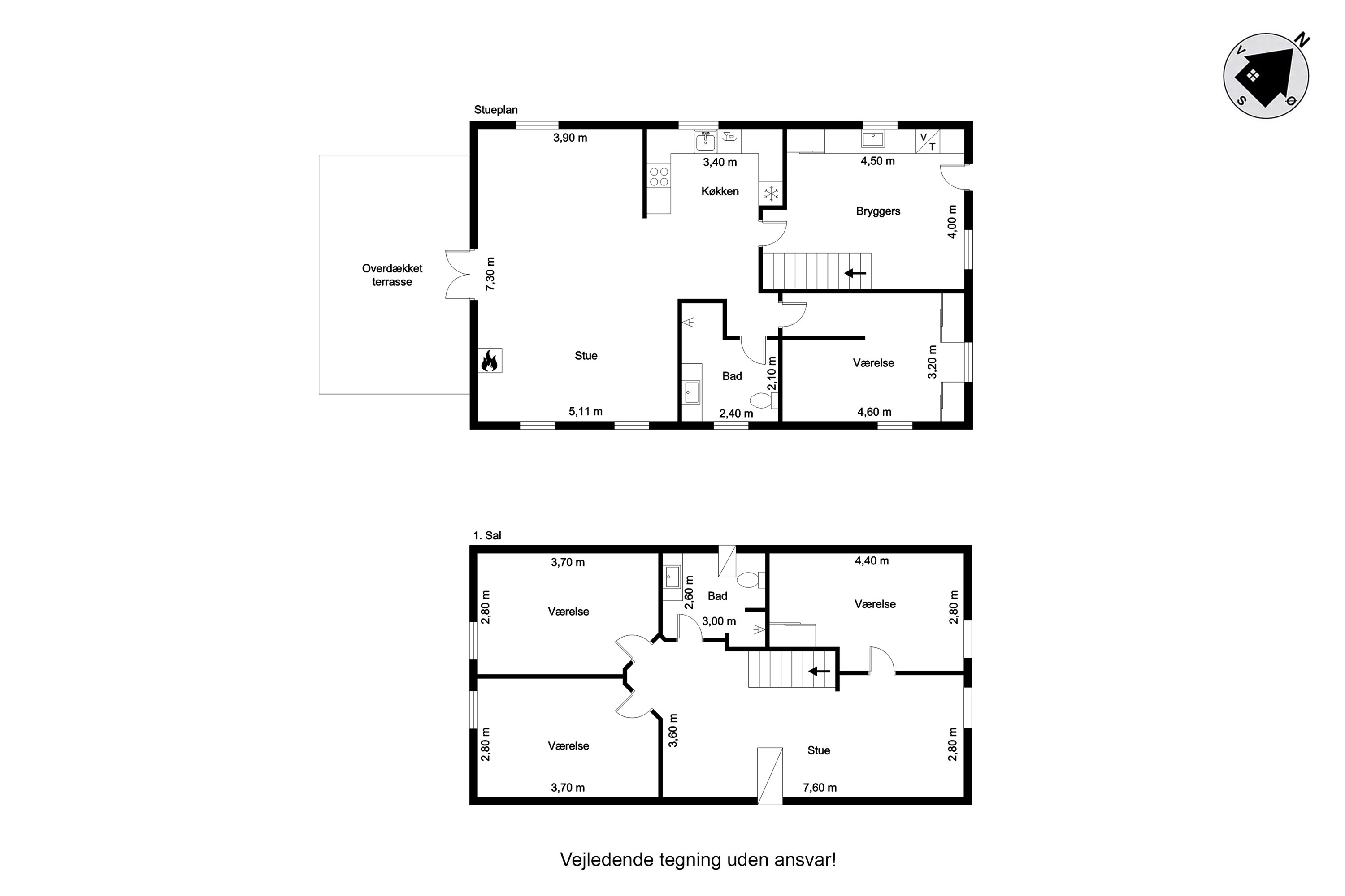 Plantegninger billede af Strædet 1, Møgeltønder, 6270 Tønder
